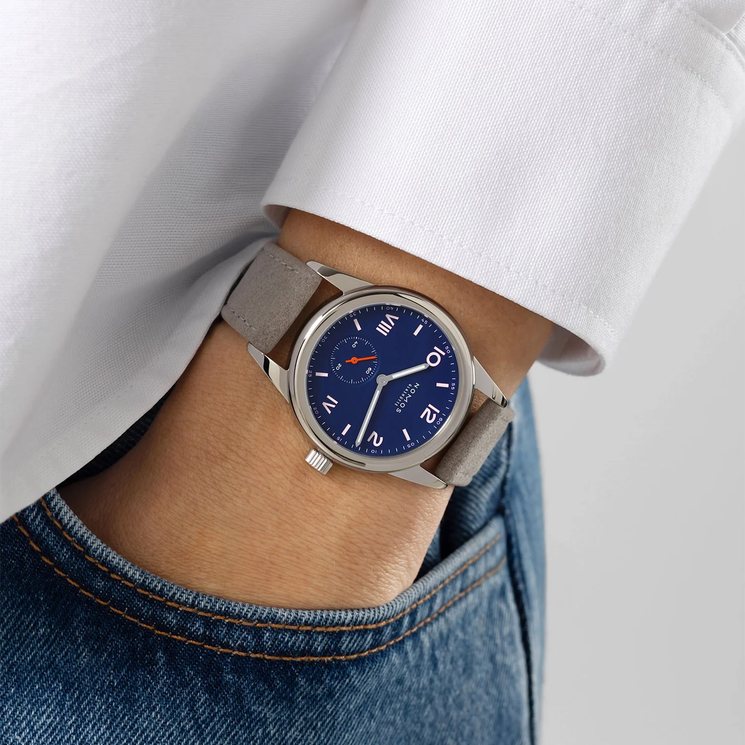 Club Campus 36mm Night Sky Blue Dial Manual-Wind Watch - Image 8