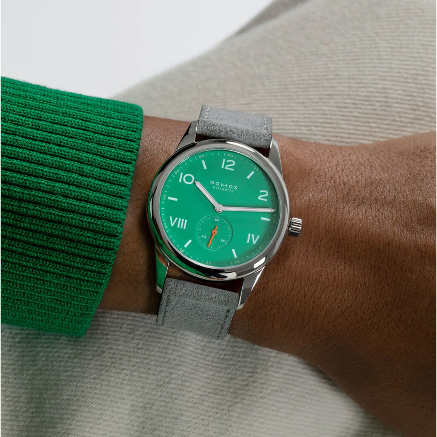 Club Campus 38.5mm Electric Green Dial Manual-Wind Watch - Image 2