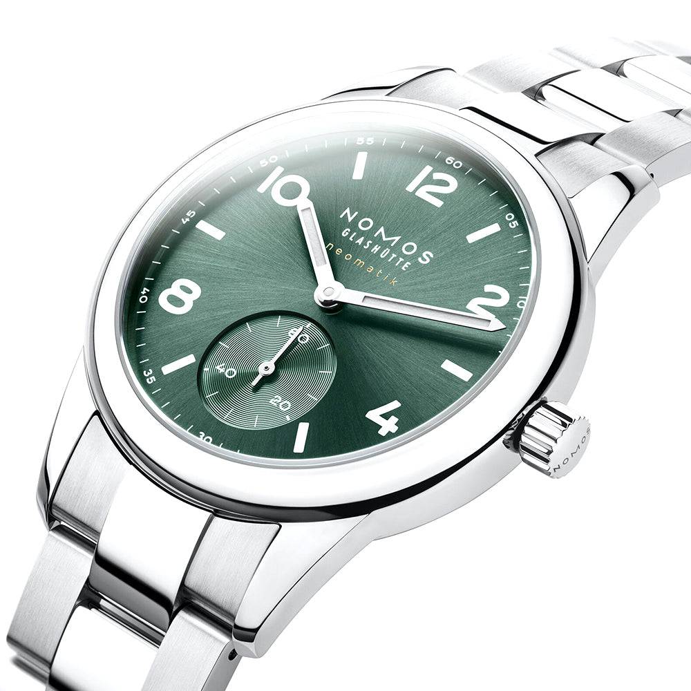 Club Sport Neomatik 37 mm Petrol Green Dial Bracelet Watch - Image 3