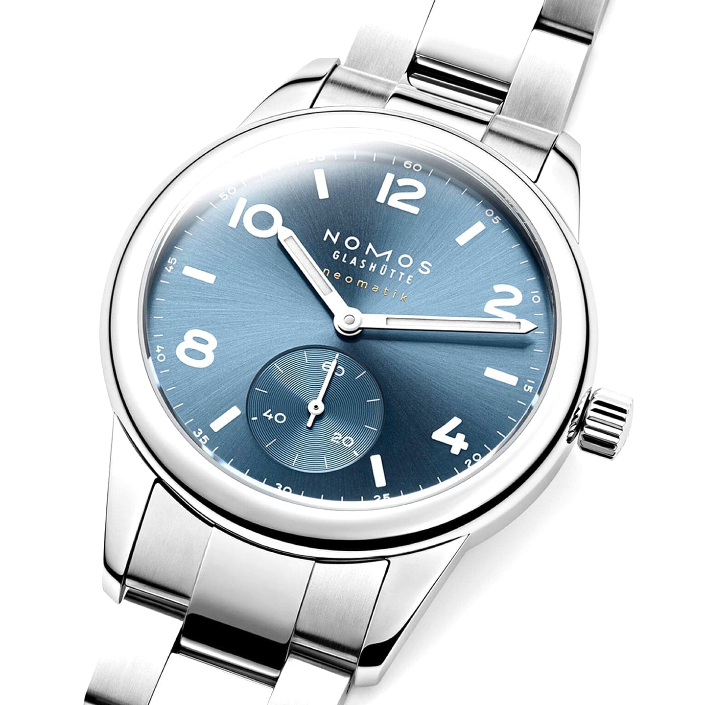Club Sport Neomatik Polar 37mm Blue Dial Bracelet Watch - Image 4