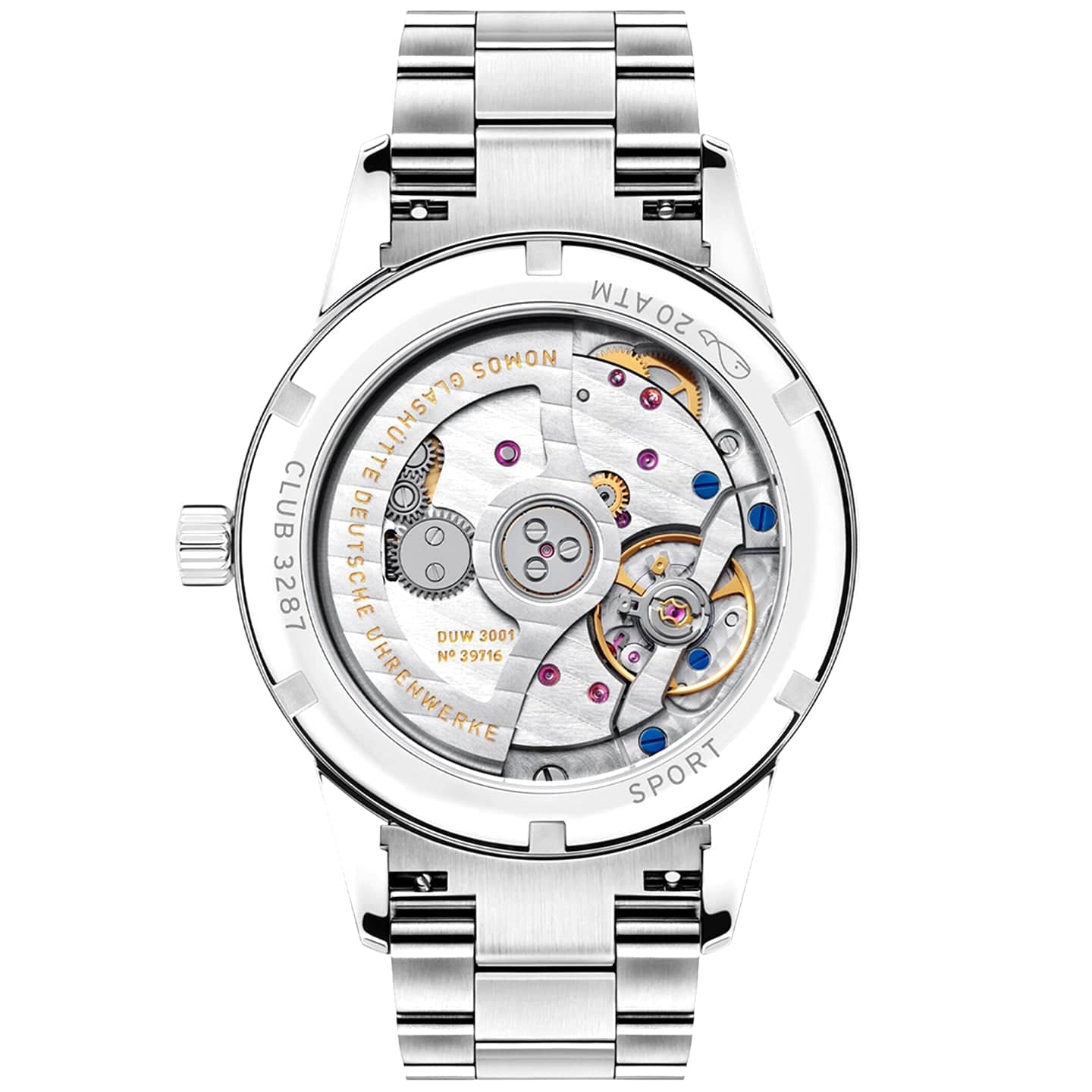 Club Sport Neomatik Polar 37mm Blue Dial Bracelet Watch - Image 5