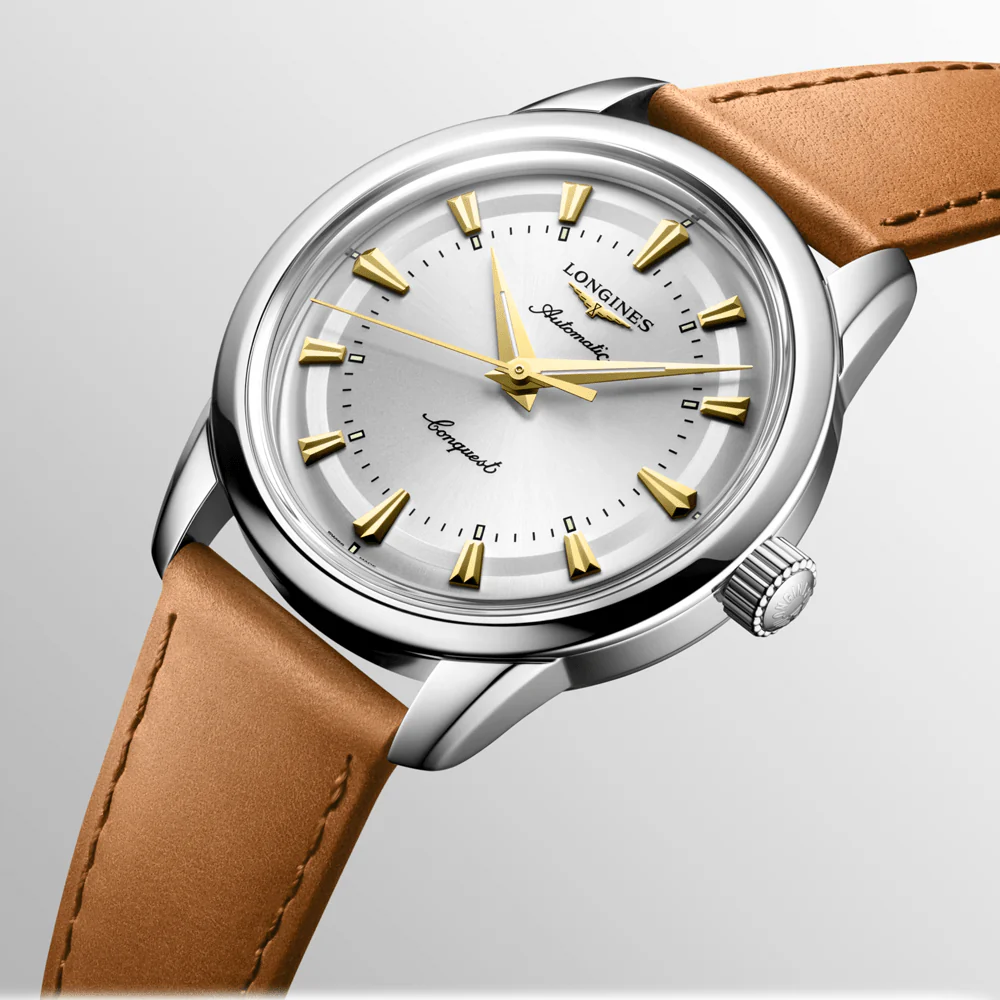 Conquest Heritage 38mm Steel Men's Automatic Strap Watch - Image 3
