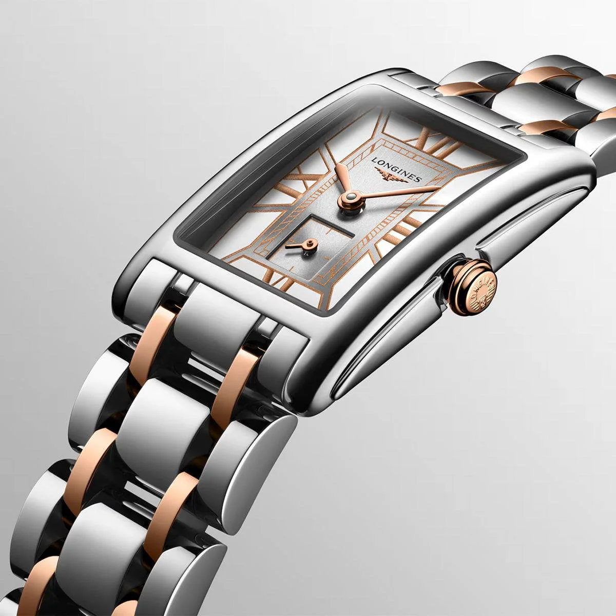 DolceVita 20.80mm Steel and Rose Gold Quartz Ladies Bracelet Watch - Image 2