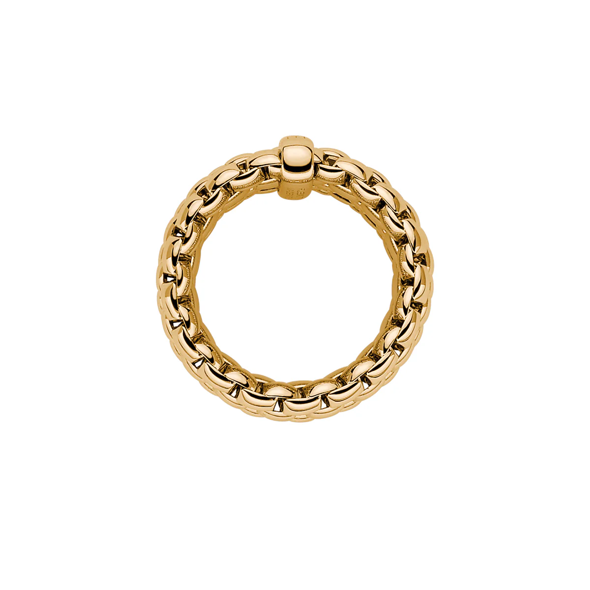 Essentials 18ct Yellow Gold Wide Ring - Image 3