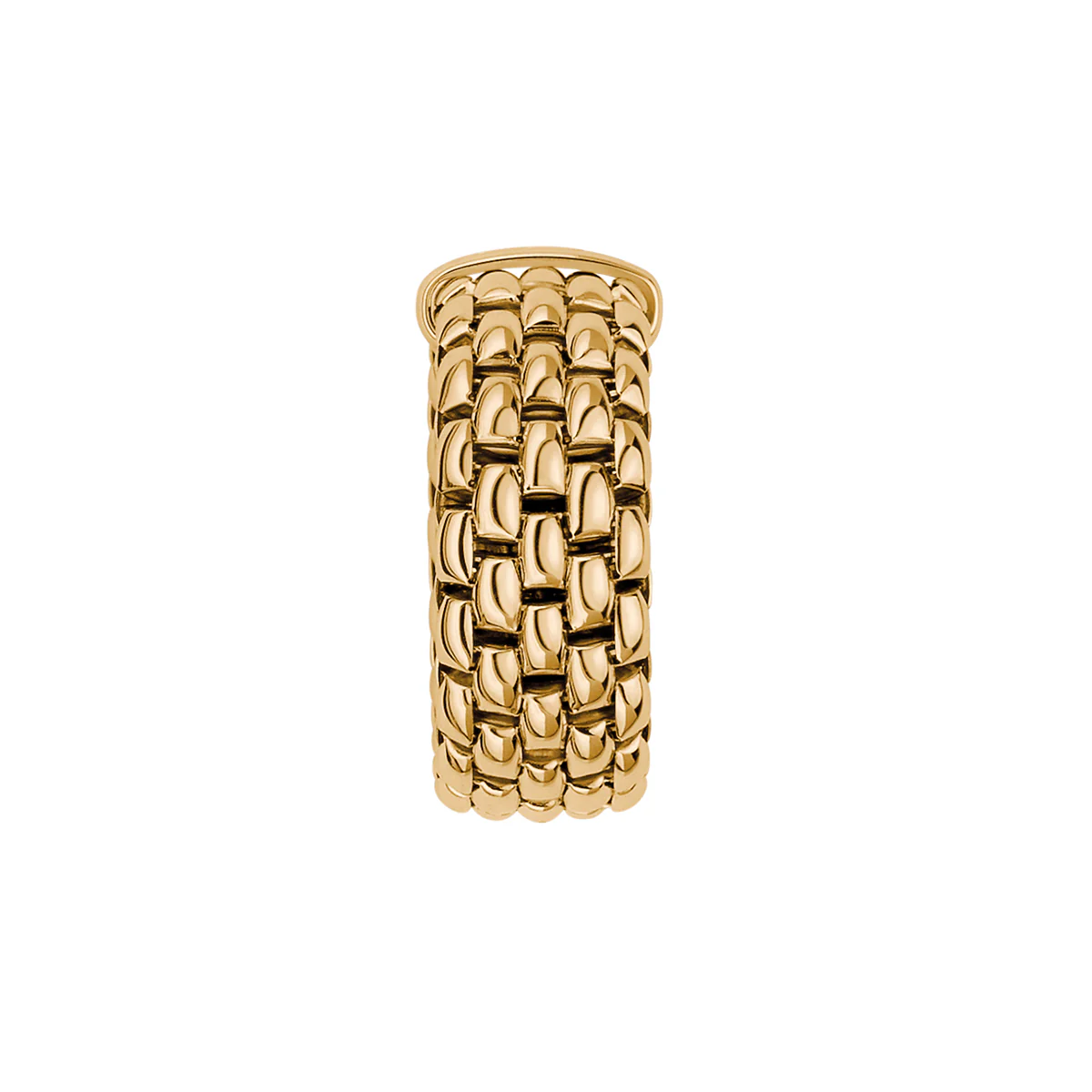 Essentials 18ct Yellow Gold Wide Ring - Image 4