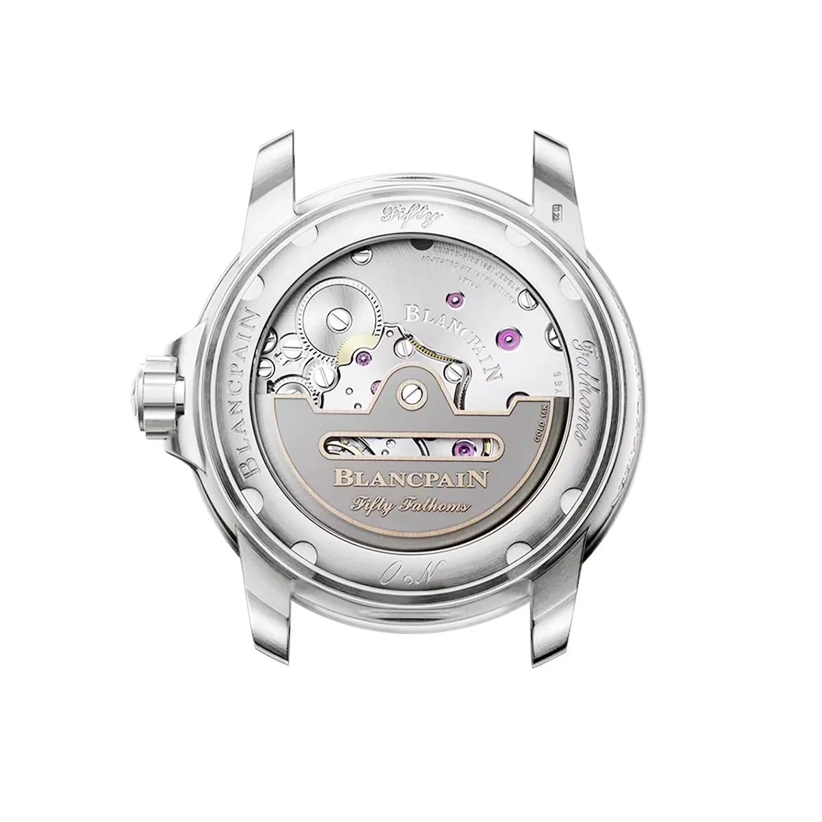 Fifty Fathoms Automatique 42.3mm Titanium Blue Dial Bracelet Watch - Image 2