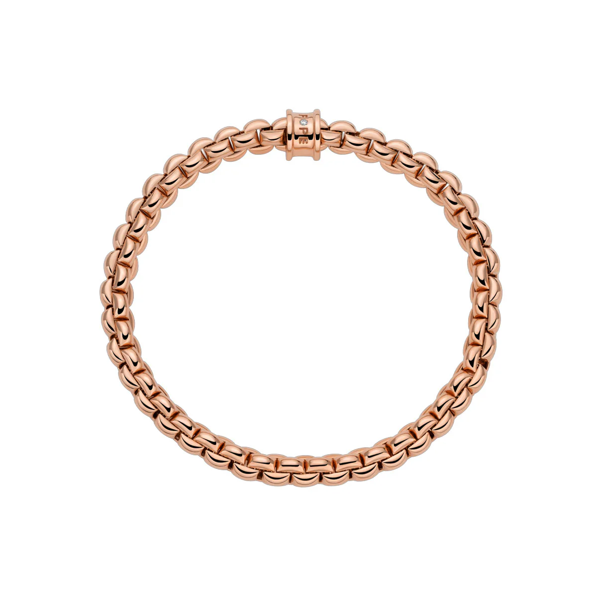 Eka Flex'it Bracelet with Single White Diamond Rondel - Image 2