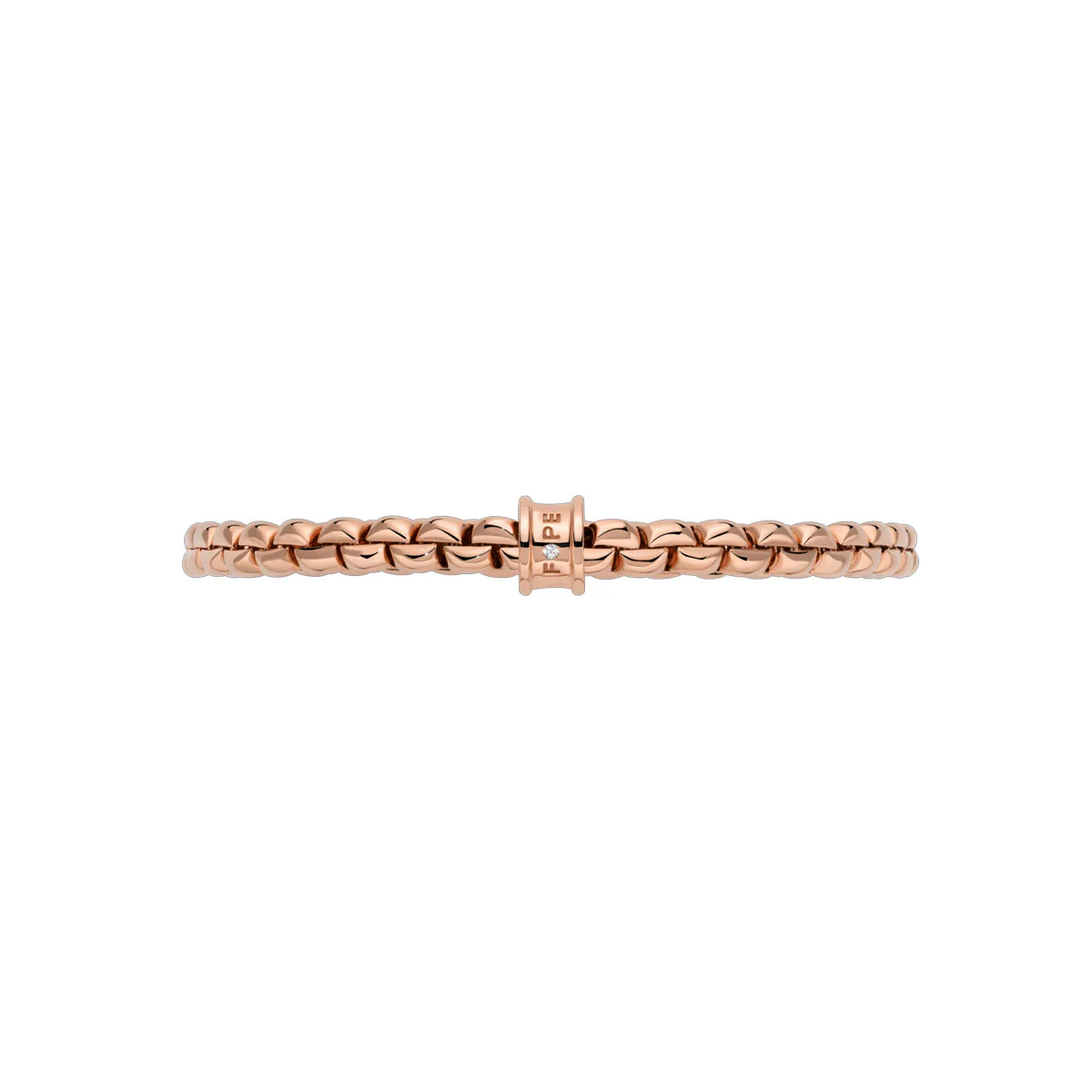Eka Flex'it Bracelet with Single White Diamond Rondel - Image 3