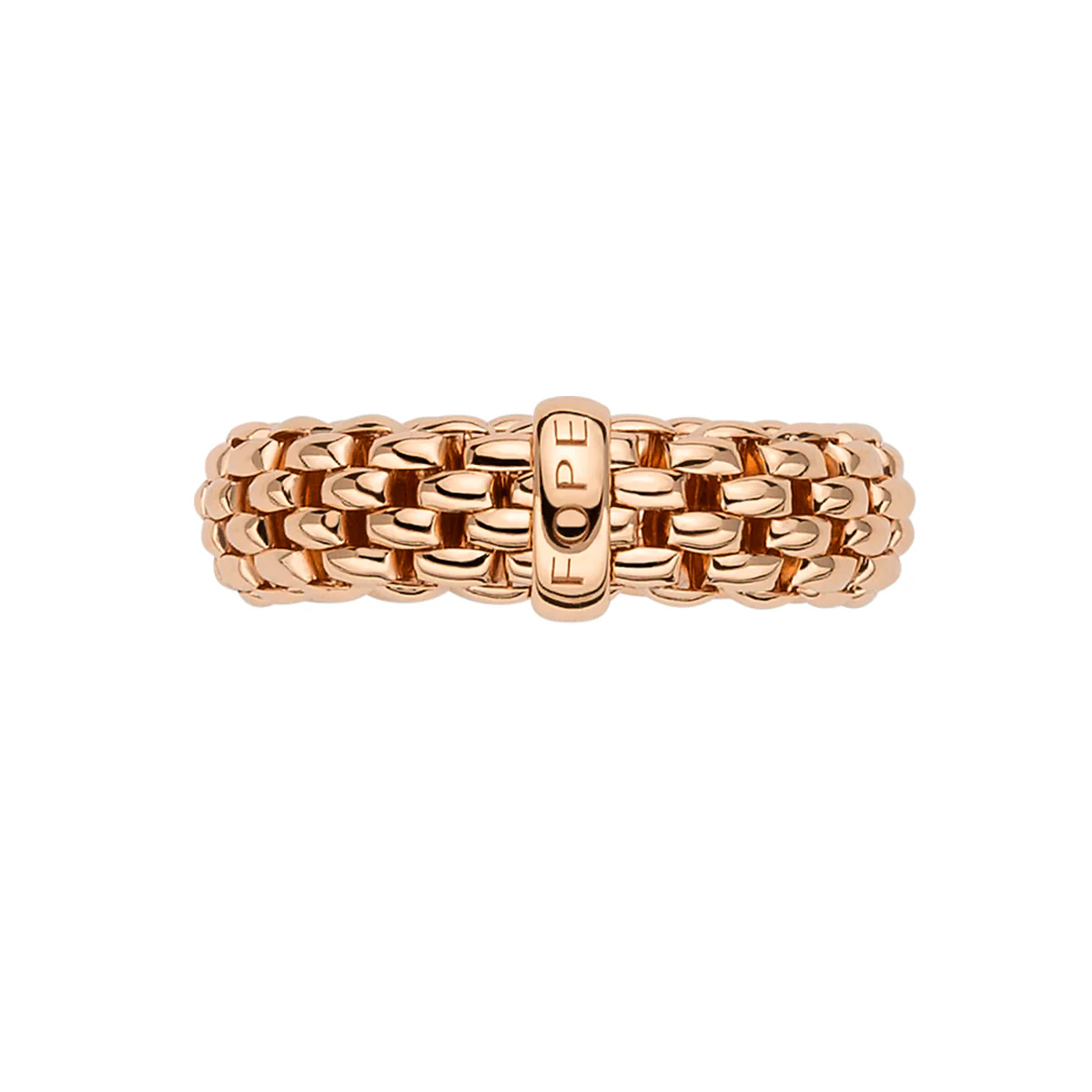 Essentials 18ct Rose Gold Slim Ring - Image 2