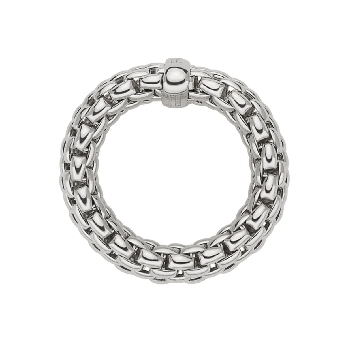 Essentials 18ct White Gold Slim Ring - Image 3