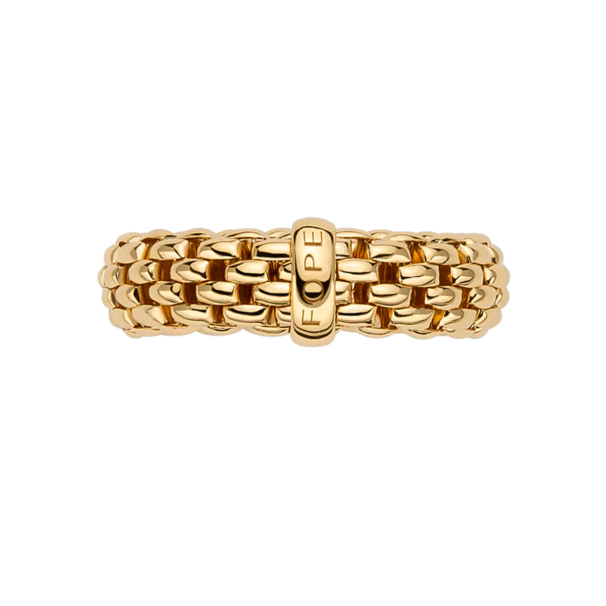 Essentials 18ct Yellow Gold Slim Ring - Image 2
