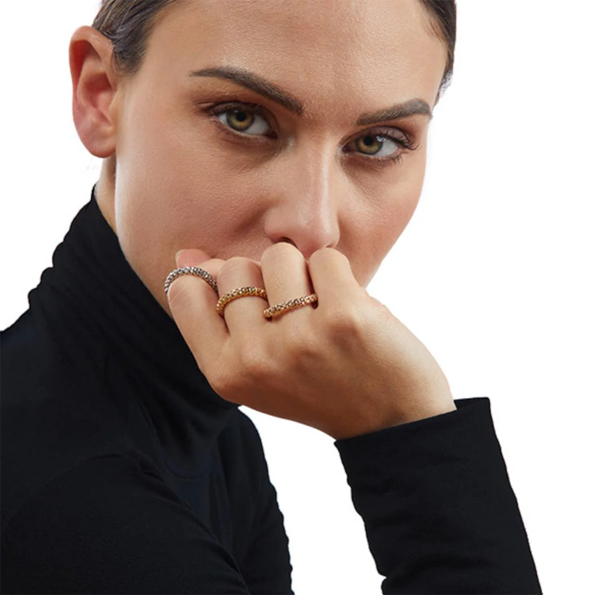 Flex'it Essentials 18ct Yellow Gold Slim Ring - Image 3