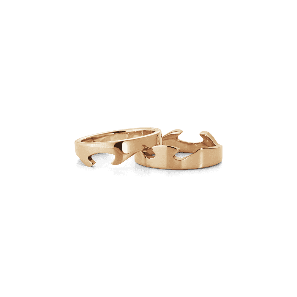 18ct Rose Gold Fusion End Ring - Image 7