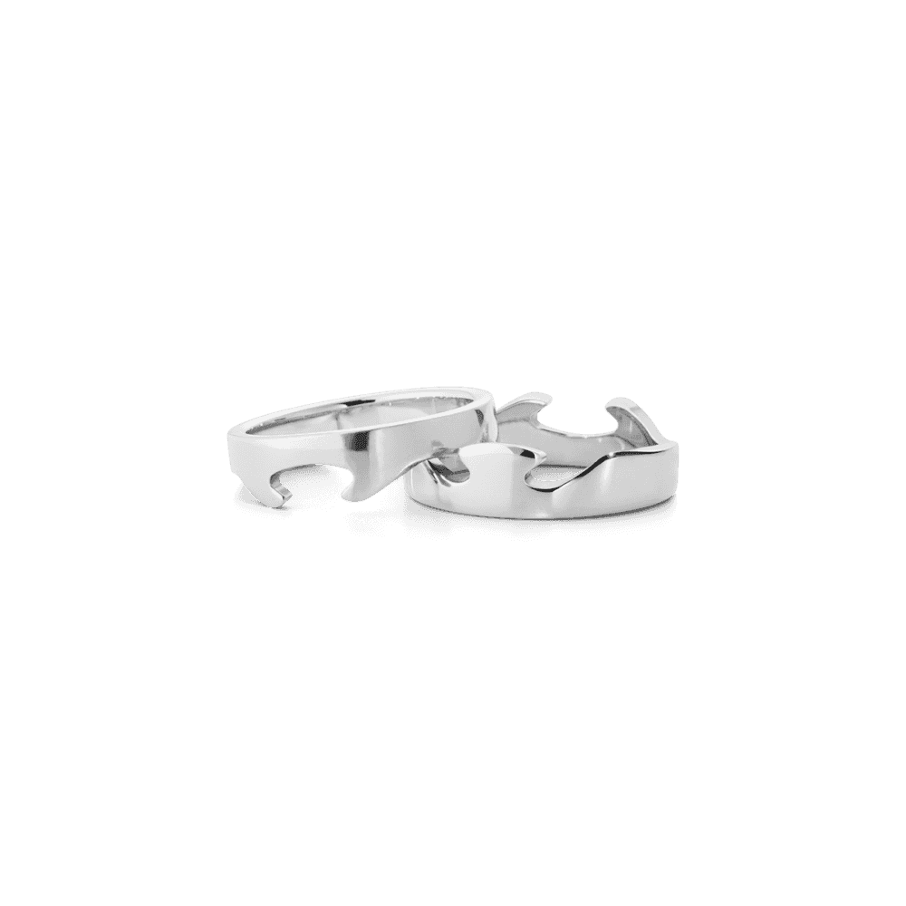 18ct White Gold Fusion End Ring - Image 6