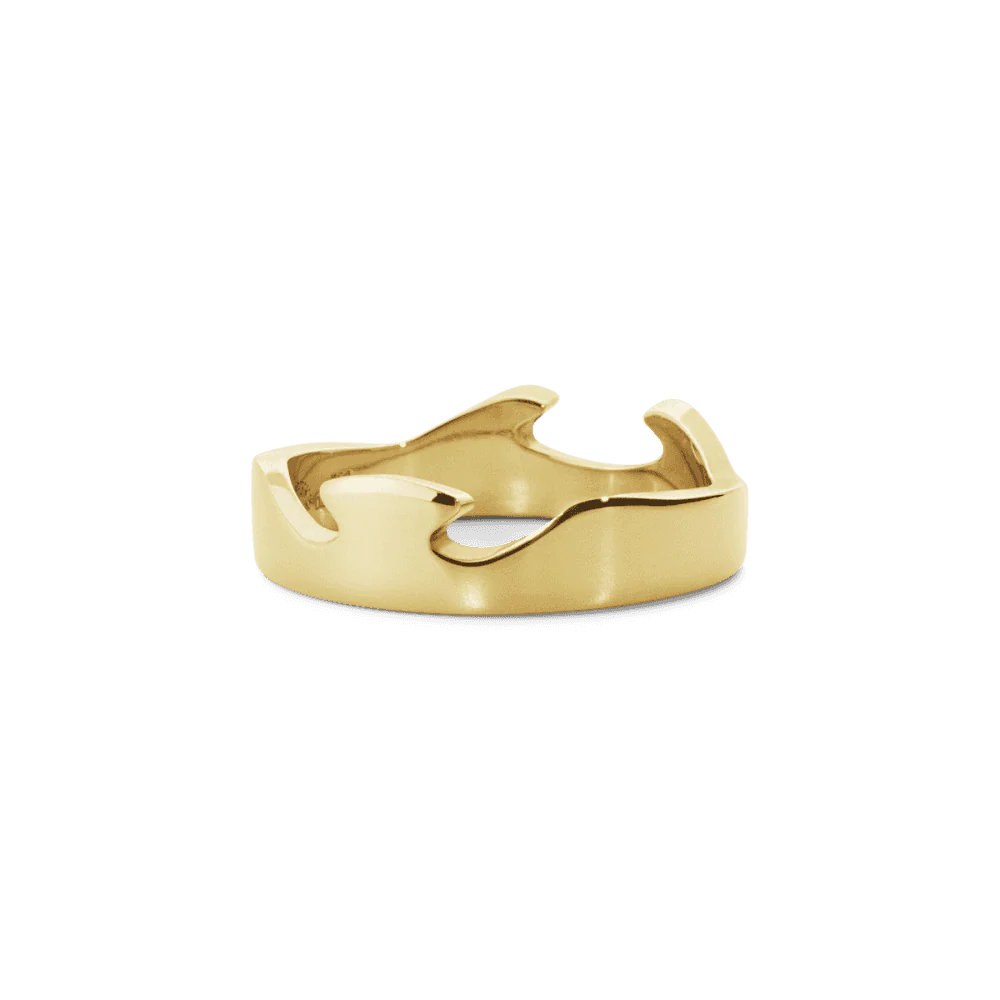 18ct Yellow Gold Fusion End Ring - Image 6