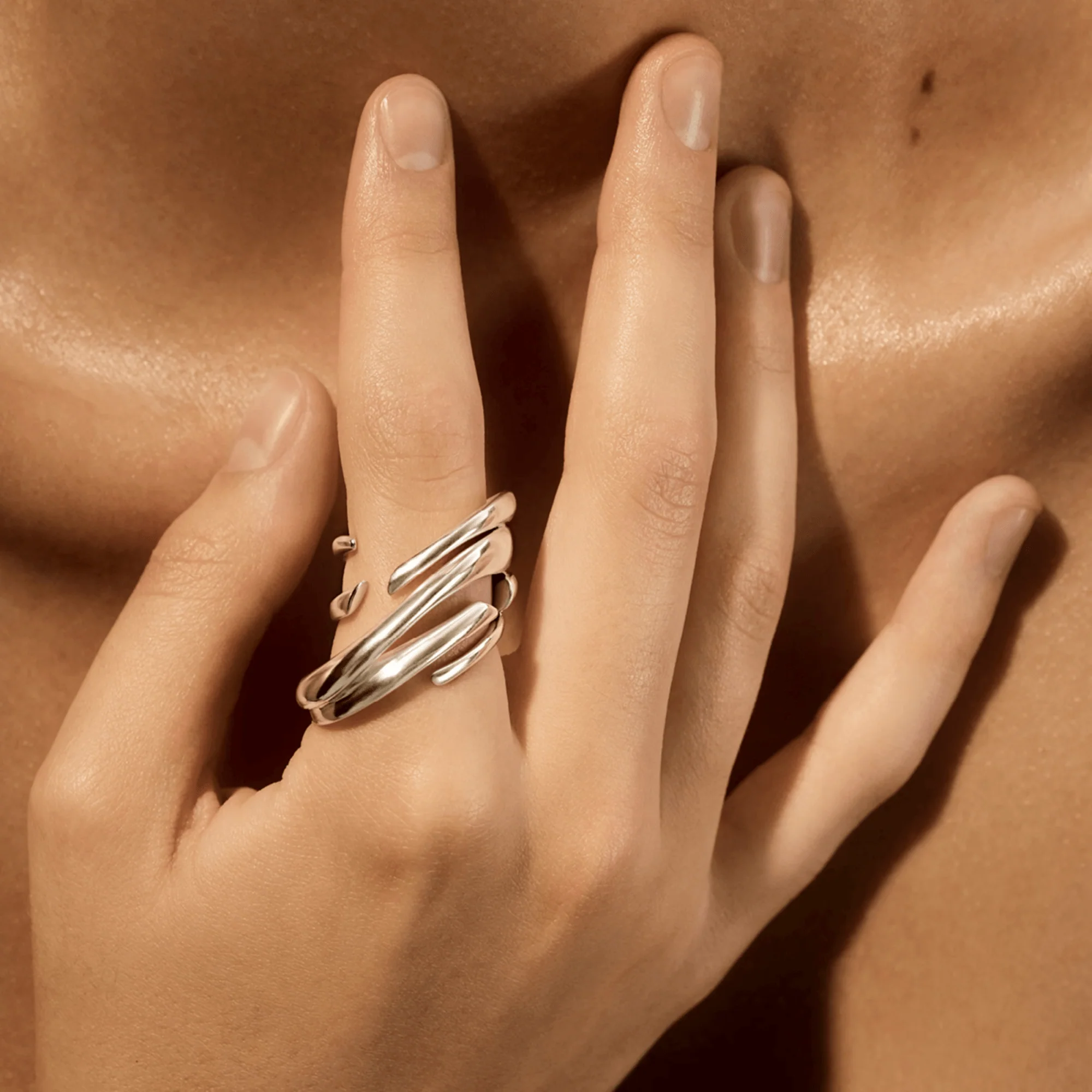 Arc Sterling Silver Ring - Image 2