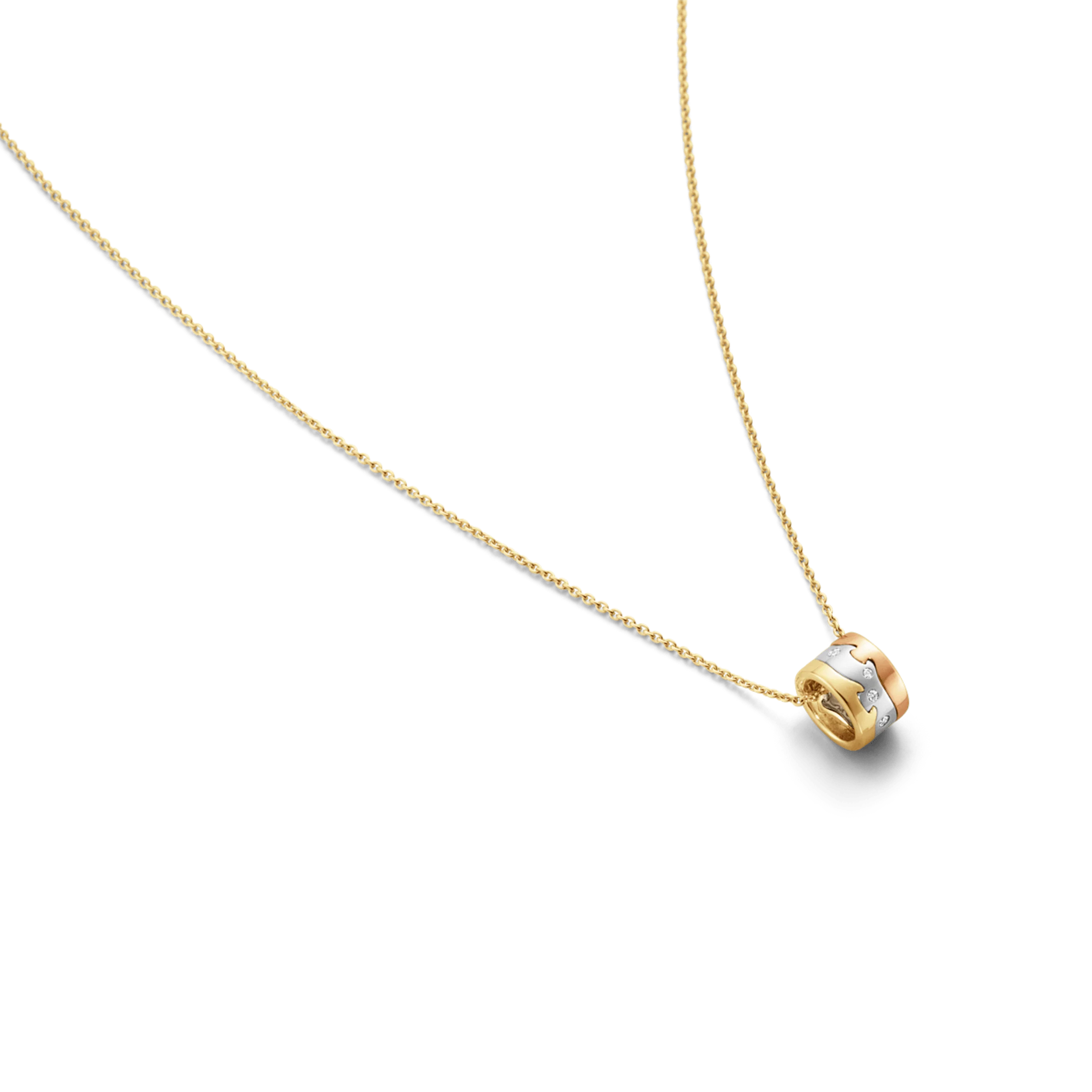 Fusion 18ct Gold Diamond Set Pendant - Image 4