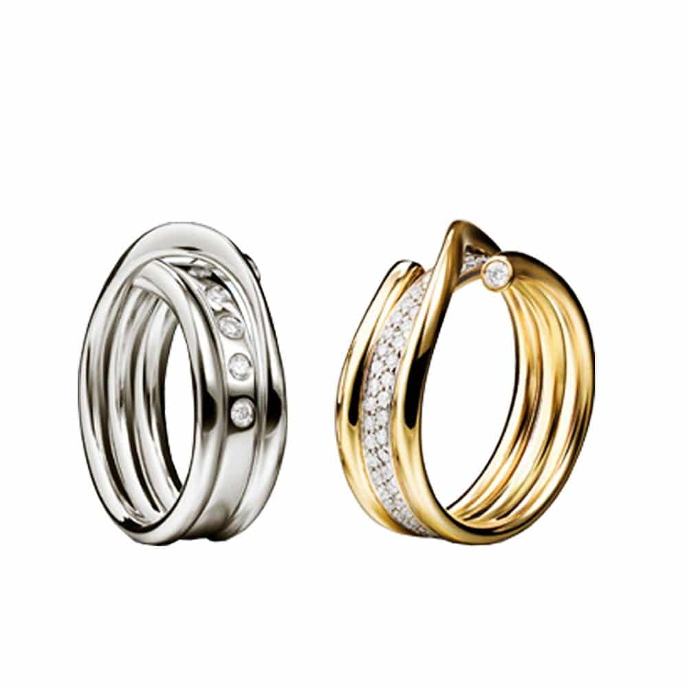 Magic Yellow Gold Centre Ring - Image 4