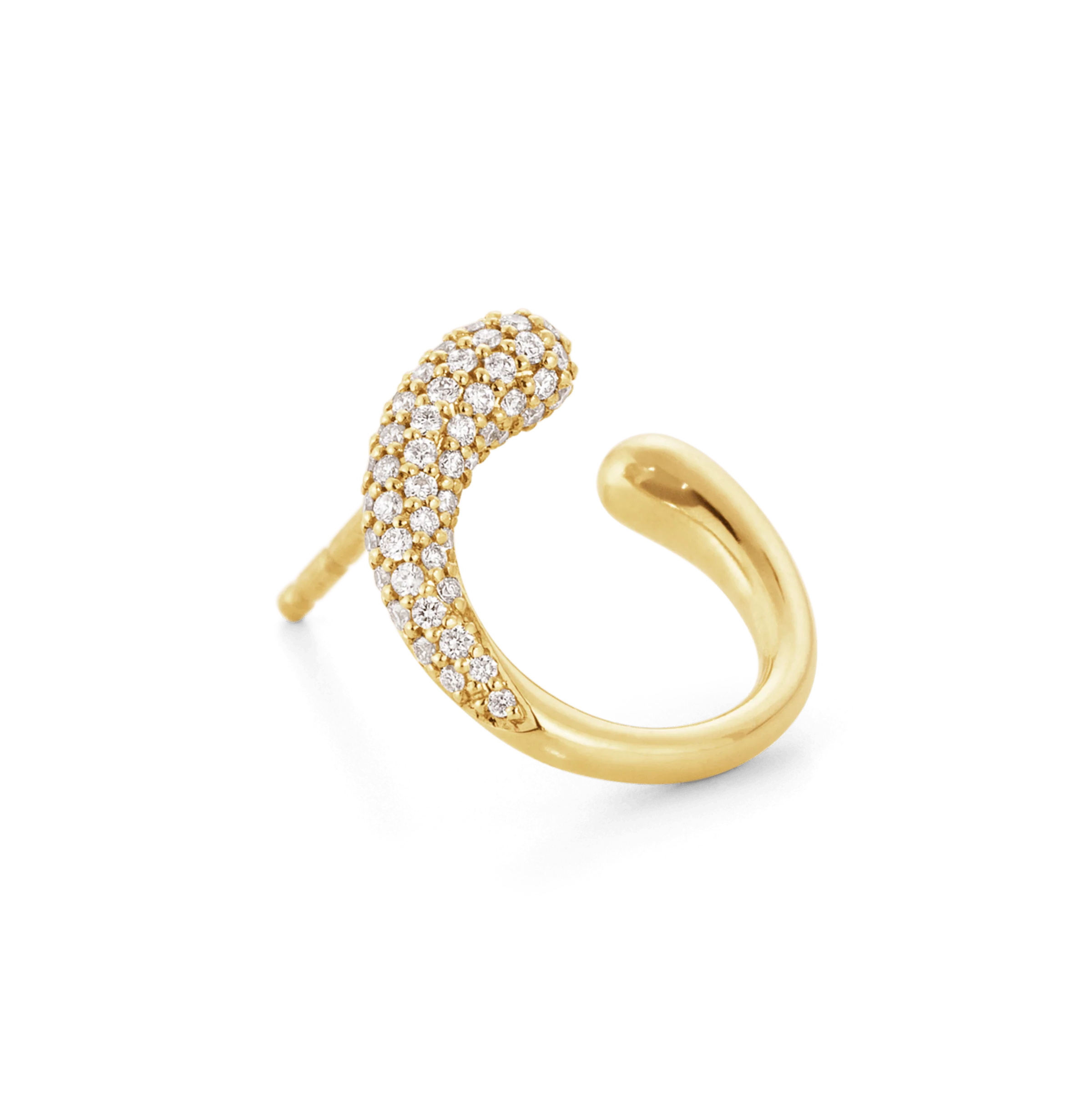 Mercy 18ct Yellow Gold Diamond Set Earrings - Image 5