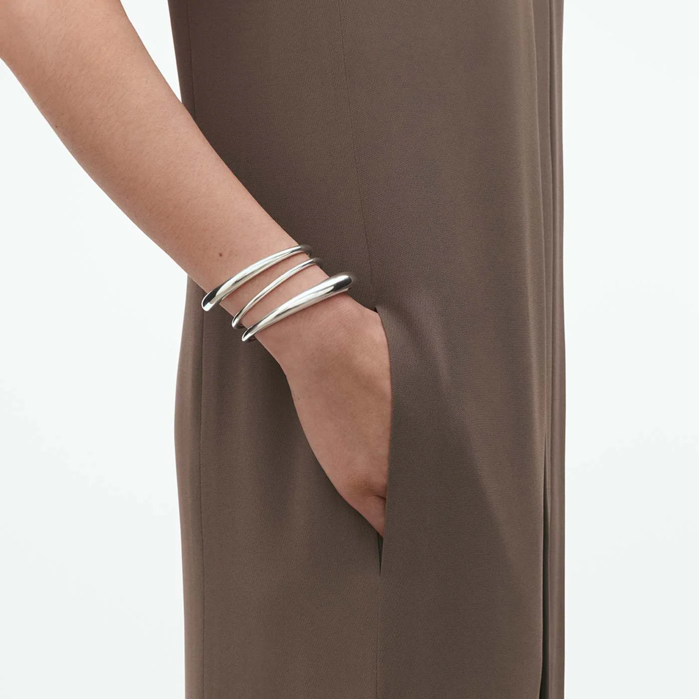 Mercy Silver Bangle - Image 2