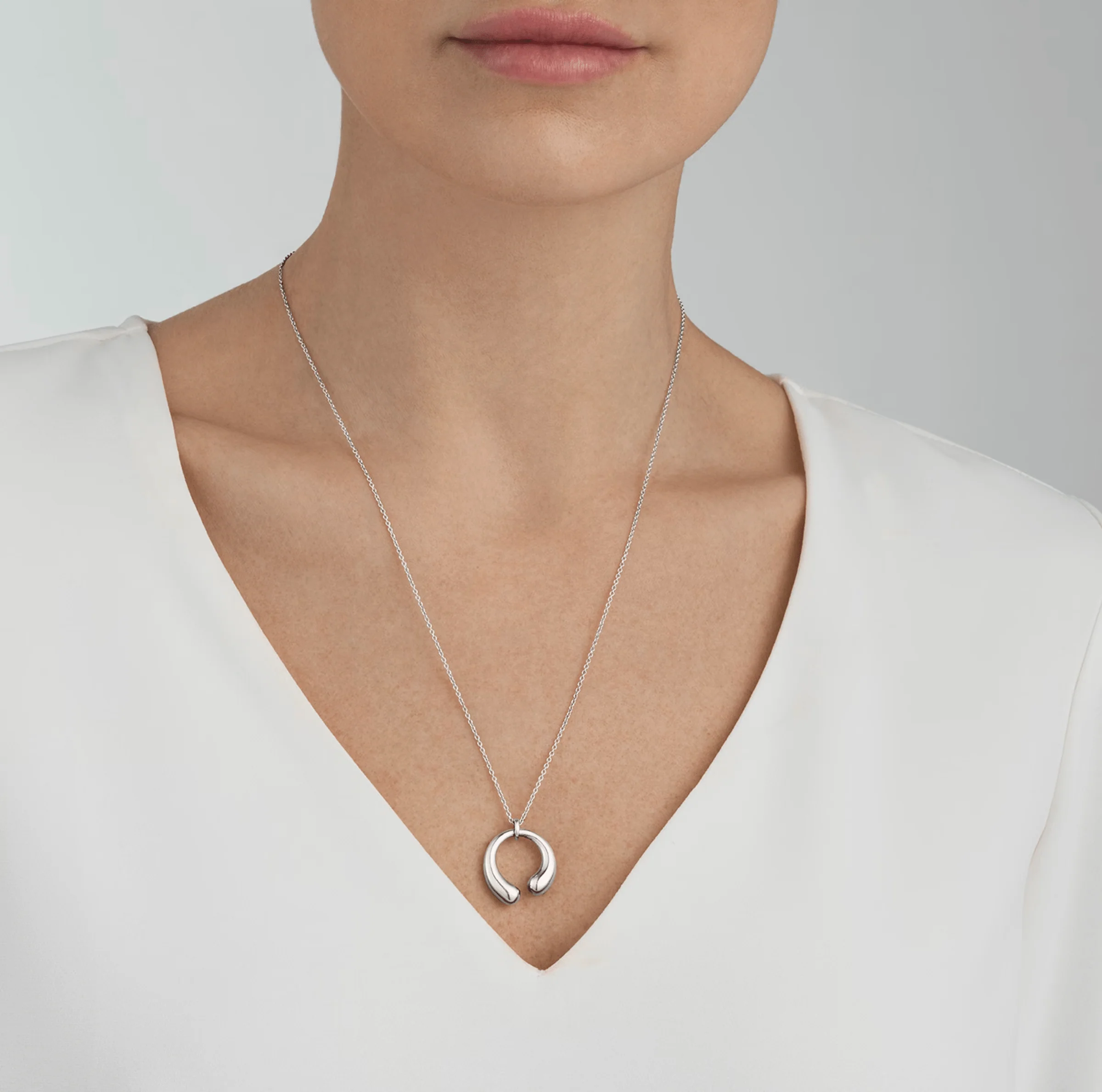 Mercy Sterling Silver Medium Pendant - Image 2