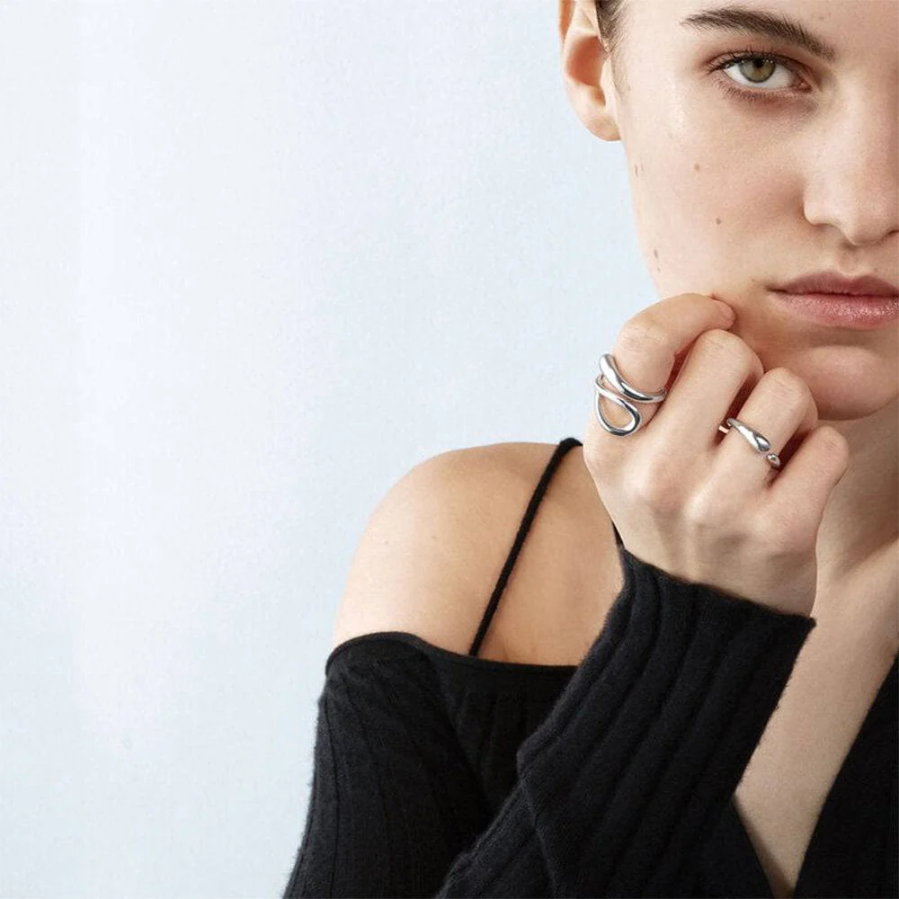 Mercy Sterling Silver Mini Ring - Image 2