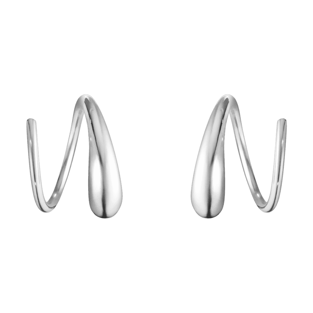 Mercy Sterling Silver Swirl Earrings - Image 4