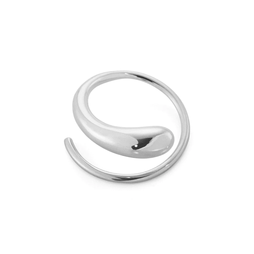 Mercy Sterling Silver Swirl Earrings - Image 5