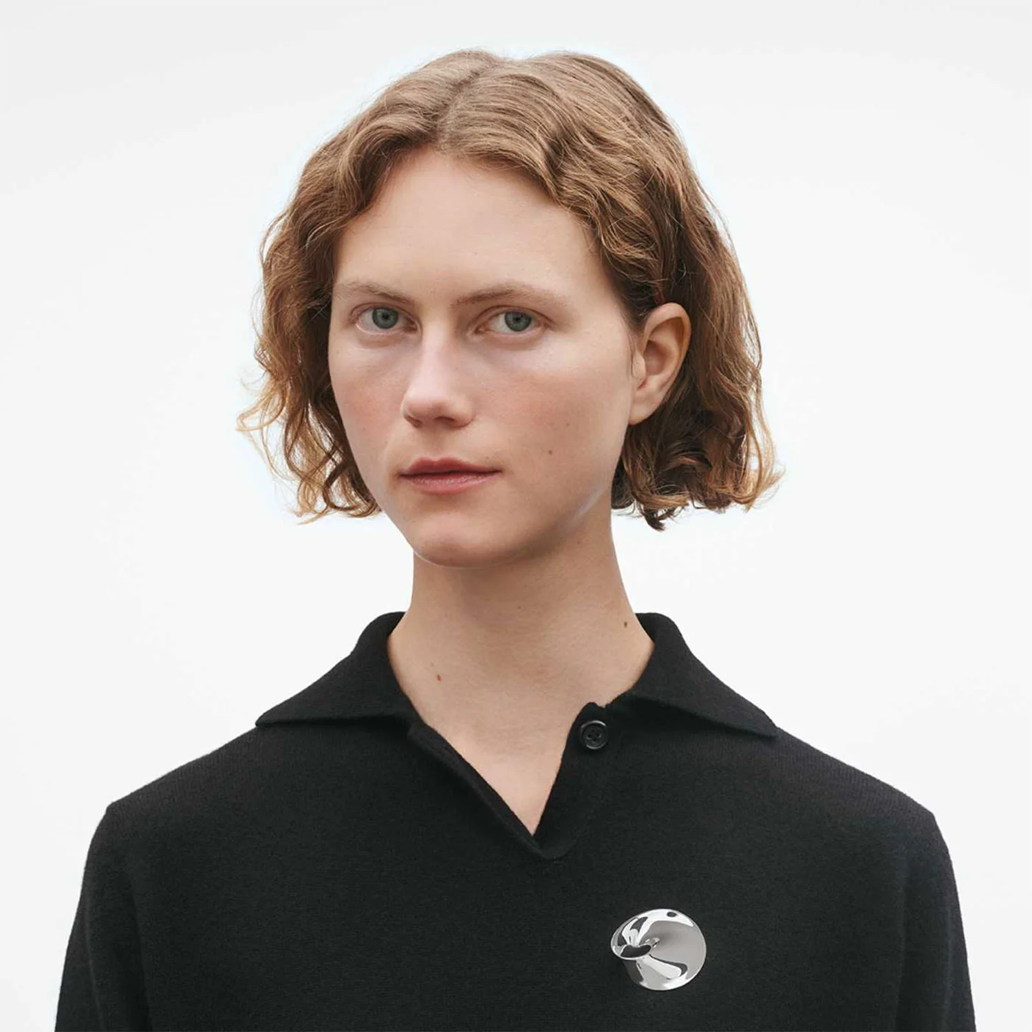 Mobius Sterling Silver brooch - Image 2