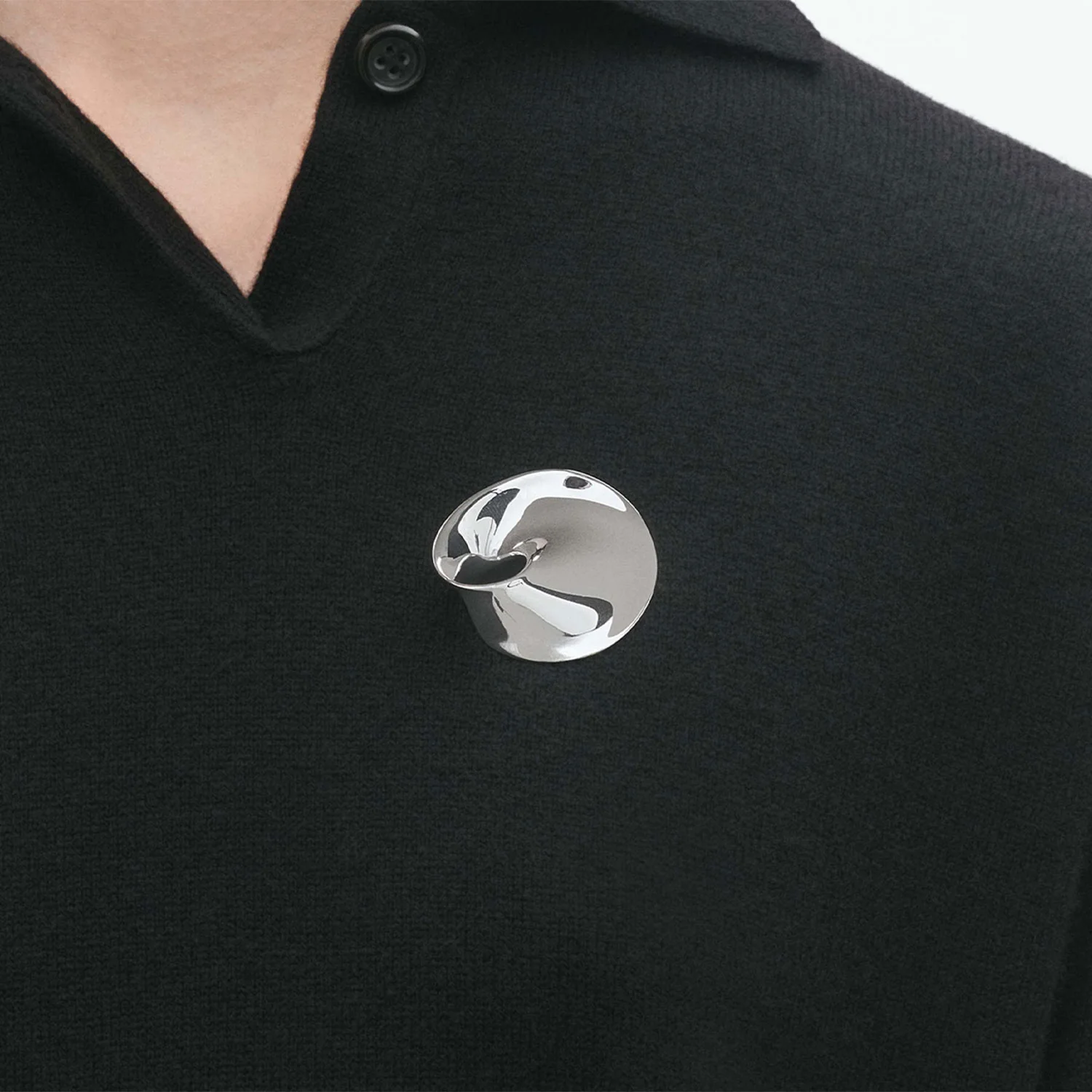 Mobius Sterling Silver brooch - Image 3