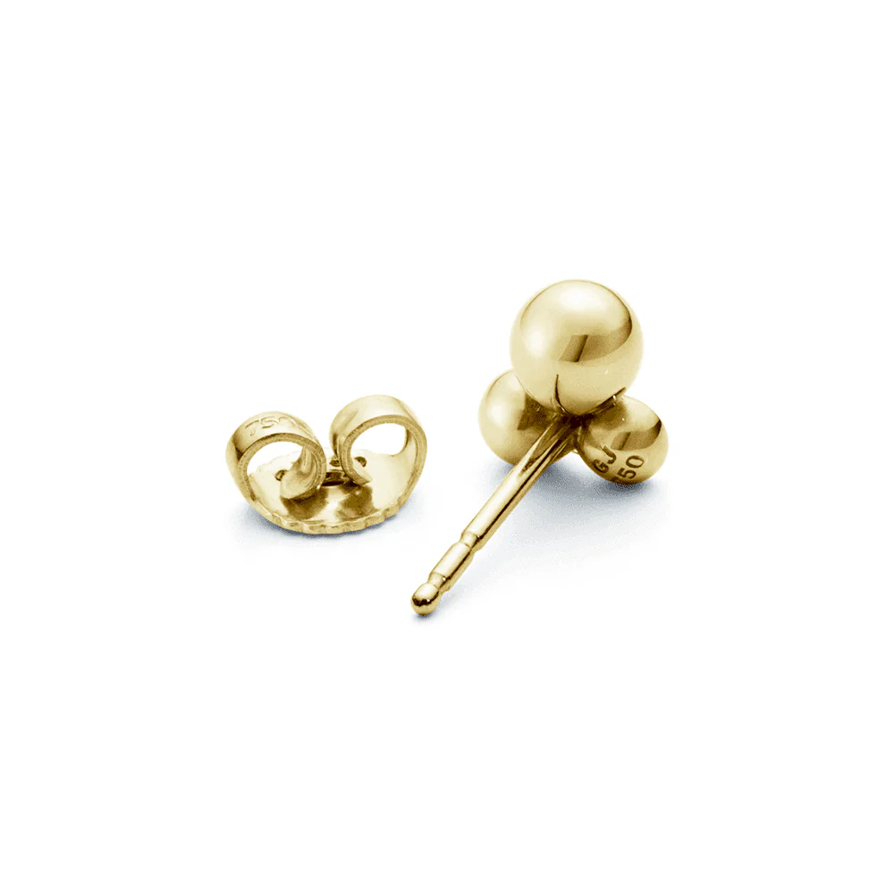Moonlight Grapes 18ct yellow gold diamond set earrings - Image 5