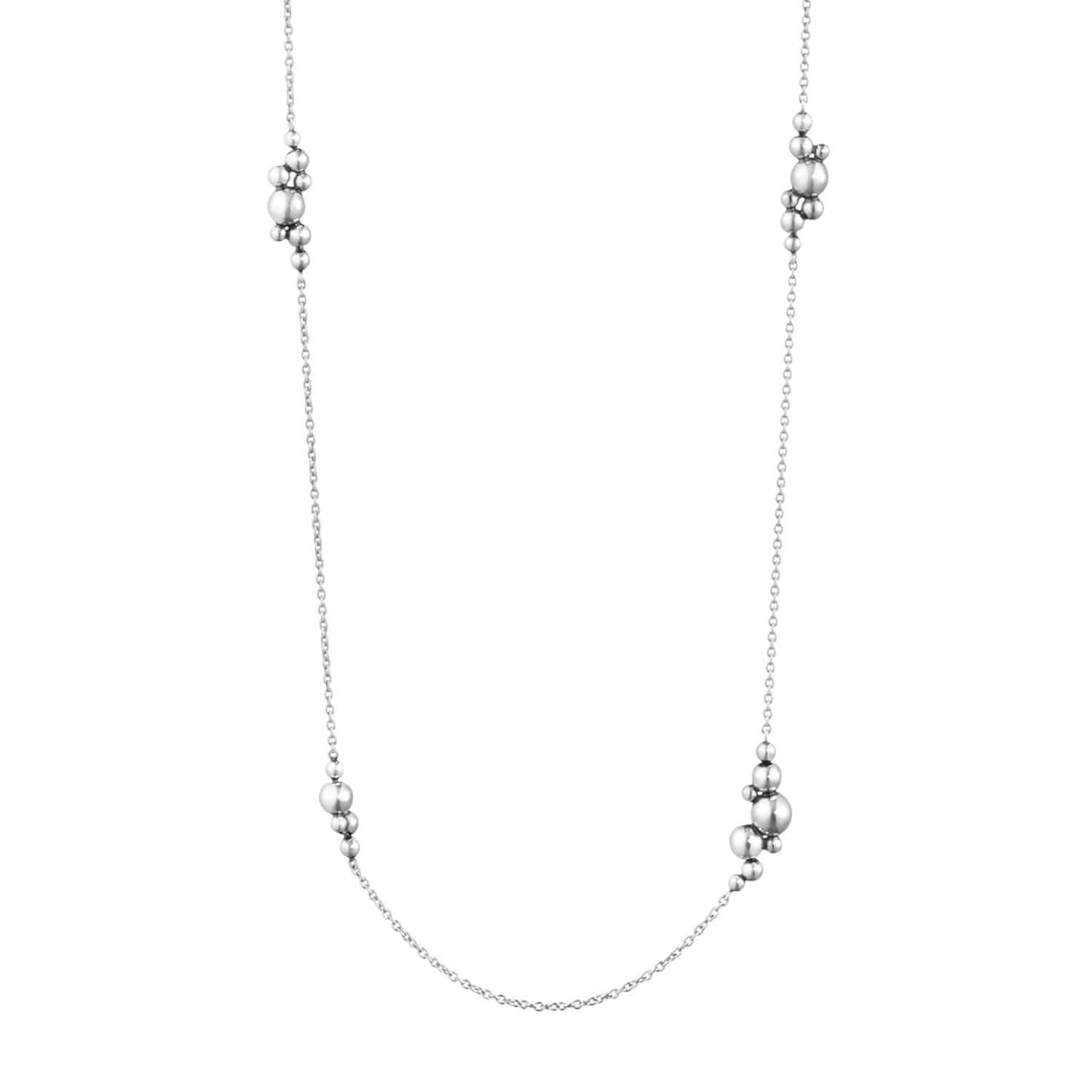 Moonlight Grapes Silver 120cm Long Sautoir - Image 5