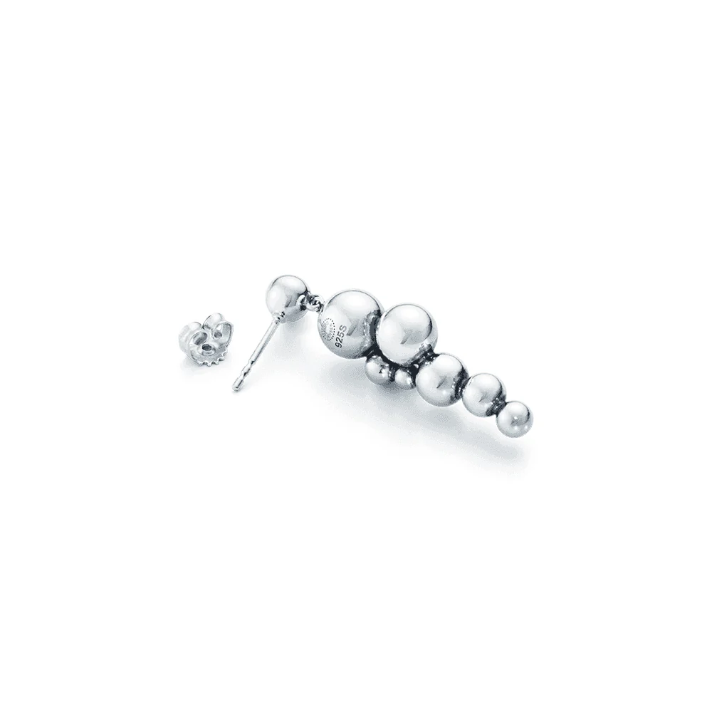 Moonlight Grapes silver drop earrings - Image 4