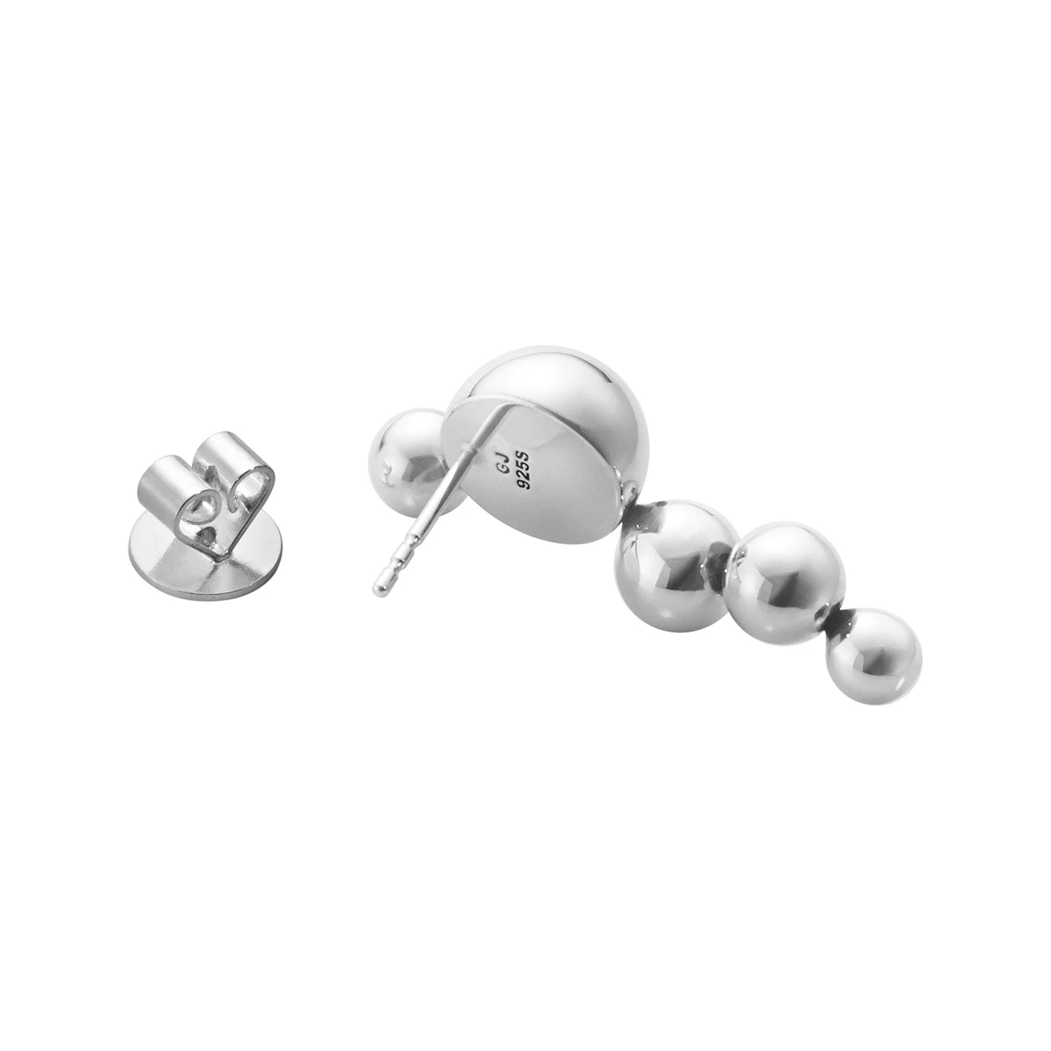 Moonlight Grapes Silver Earrings - Image 4
