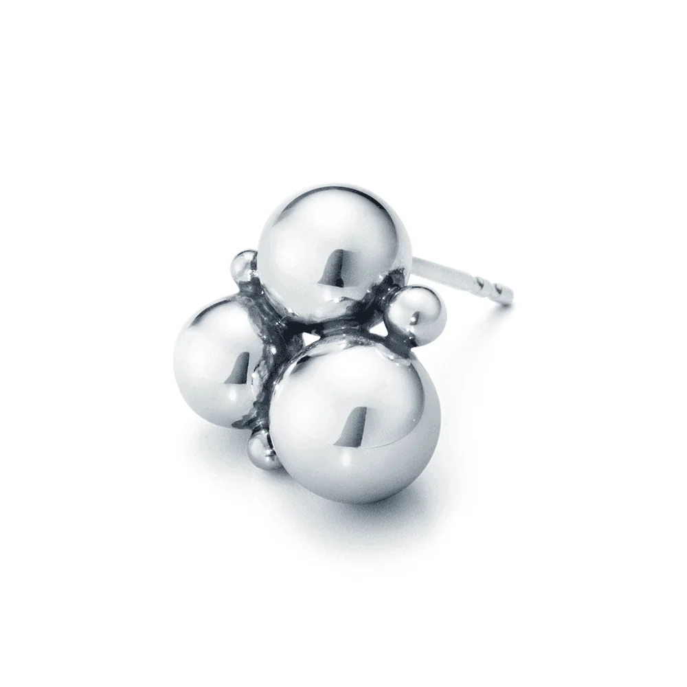 Moonlight Grapes silver stud earrings - Image 4