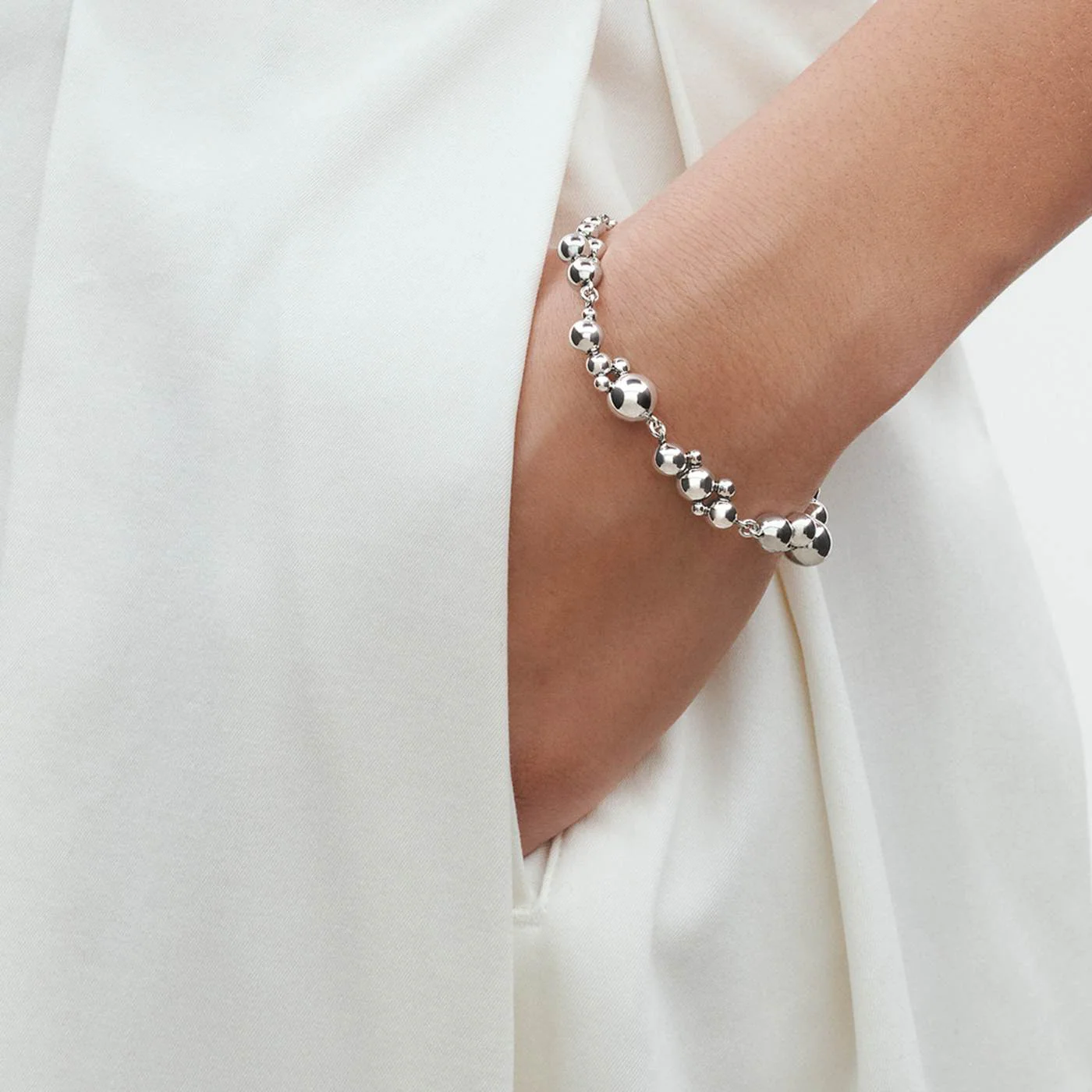 Moonlight Grapes Sterling Silver Bracelet - Image 3