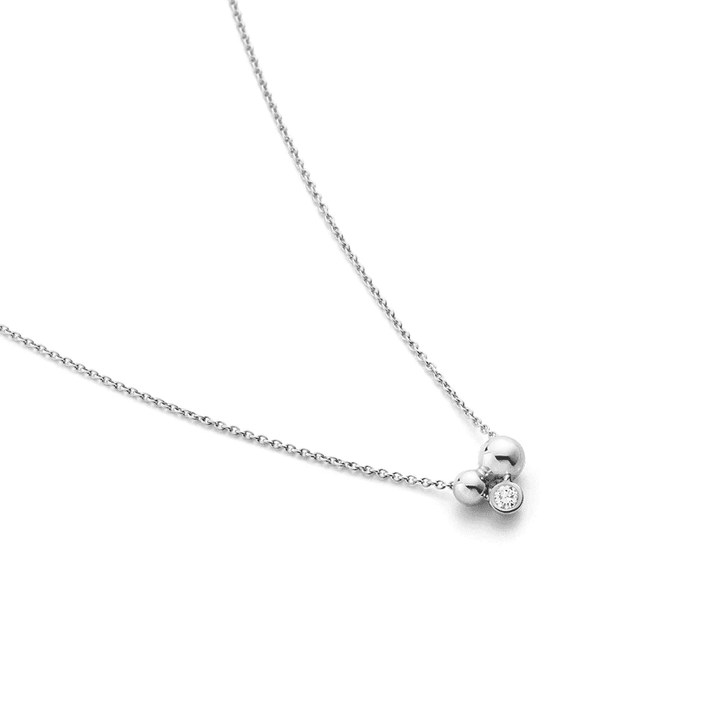 Moonlight Grapes Sterling Silver Diamond Set Pendant - Image 4