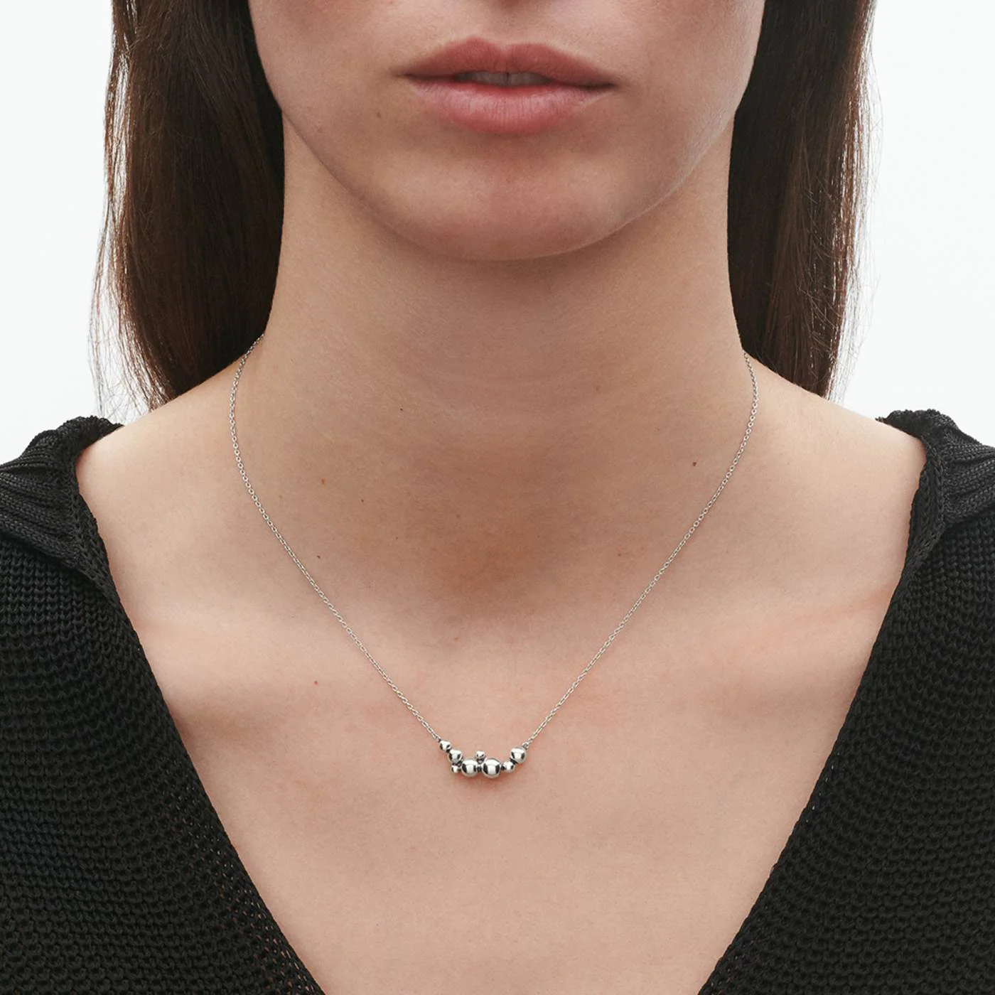 Moonlight Grapes Chain Sterling Silver Pendant - Image 3