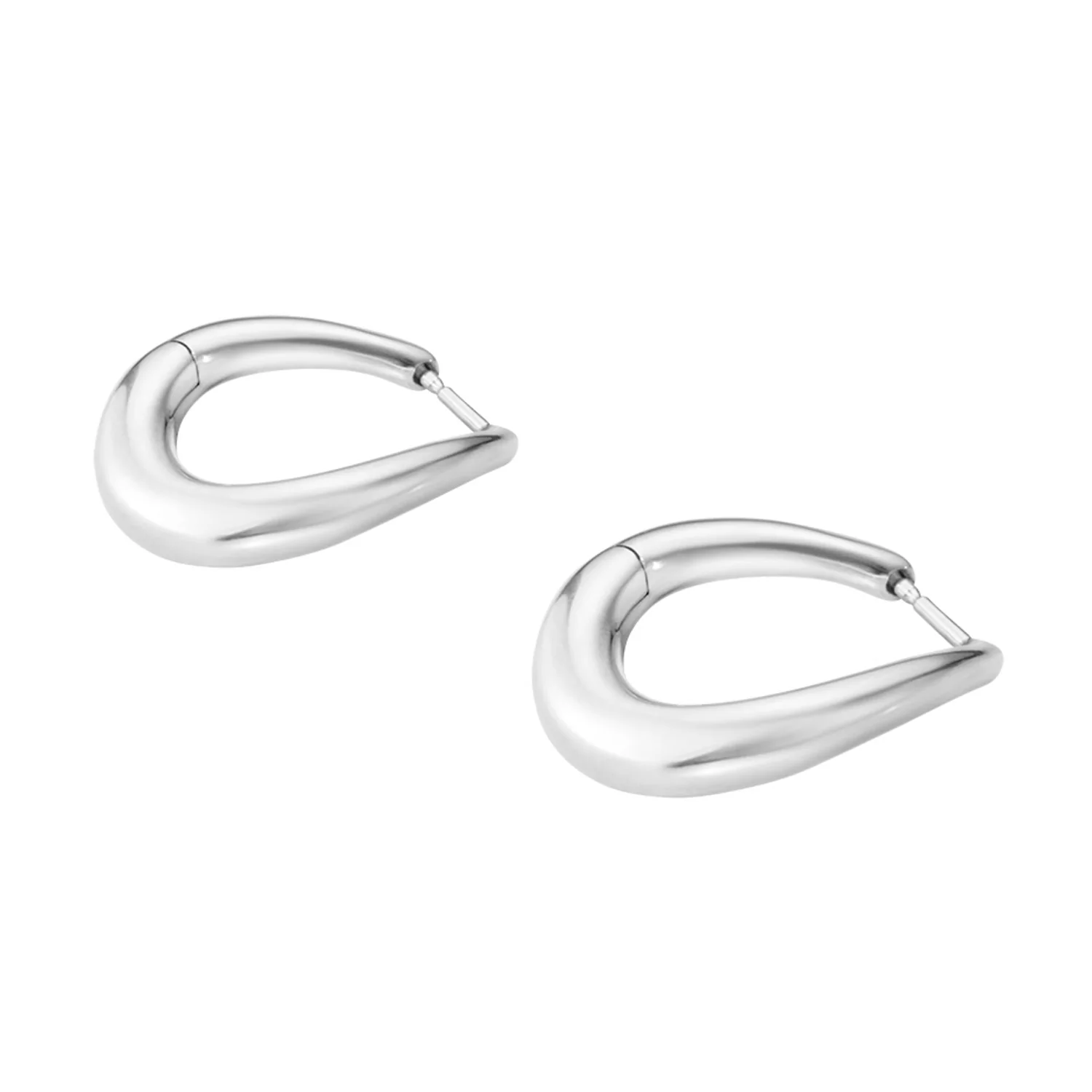 Offspring Medium Sterling Silver Earhoops - Image 4