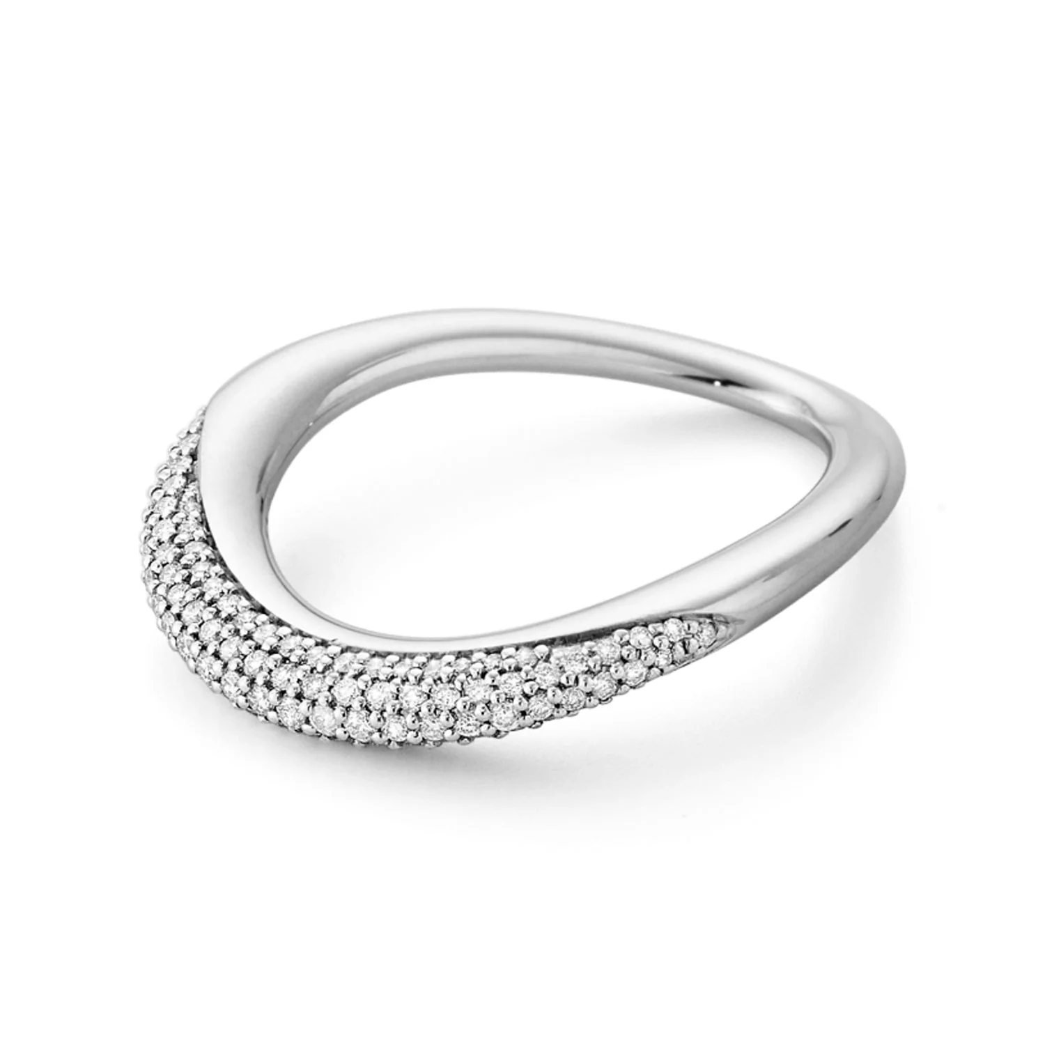 Offspring Silver Diamond Set Ring - Image 2