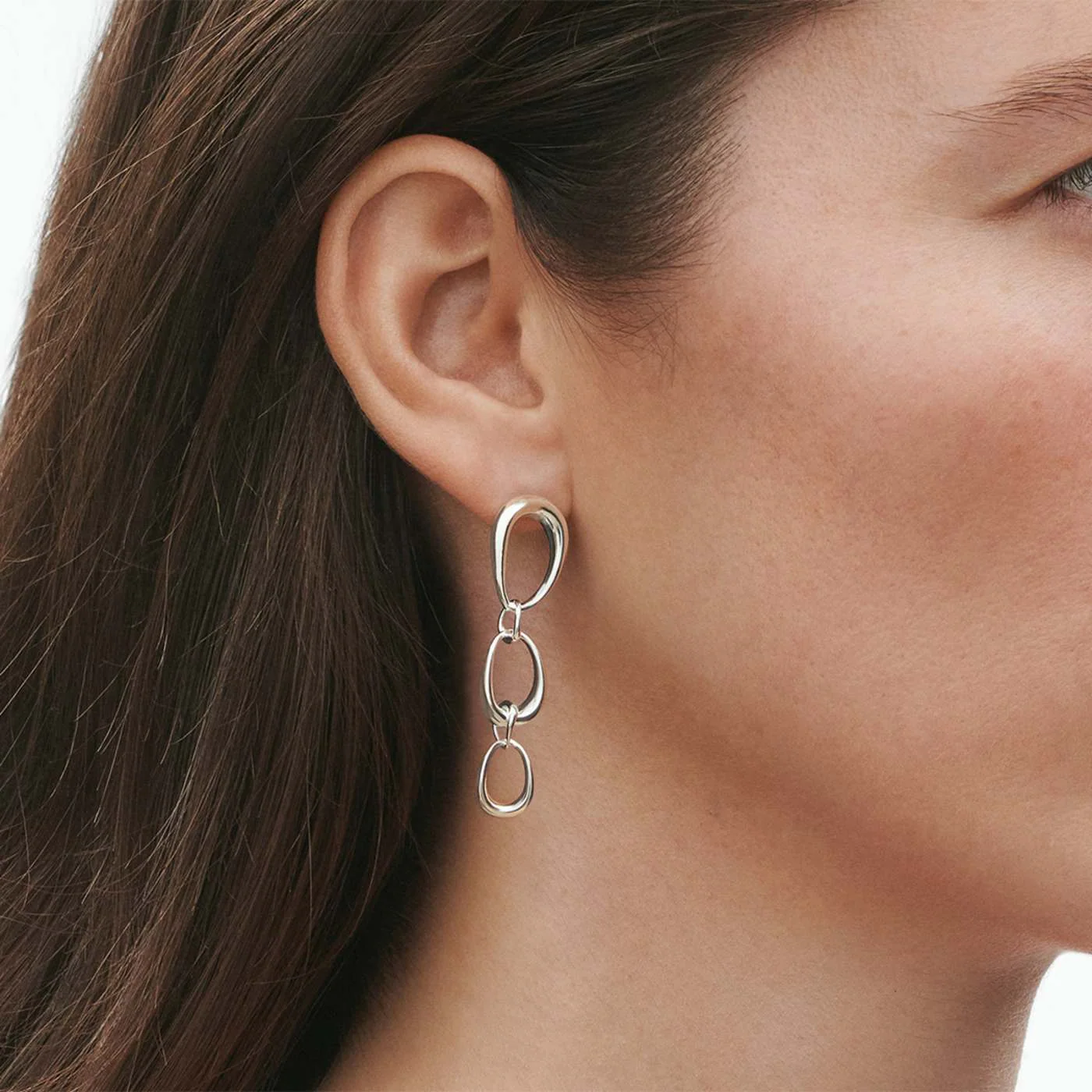 Offspring Silver Drop Earrings - Image 2