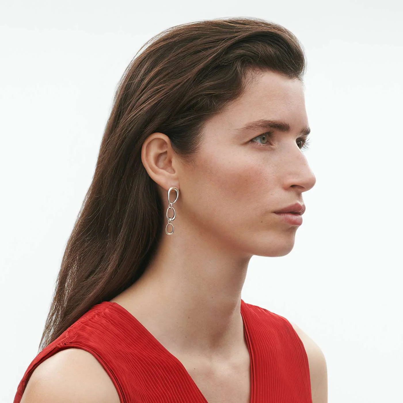 Offspring Silver Drop Earrings - Image 3
