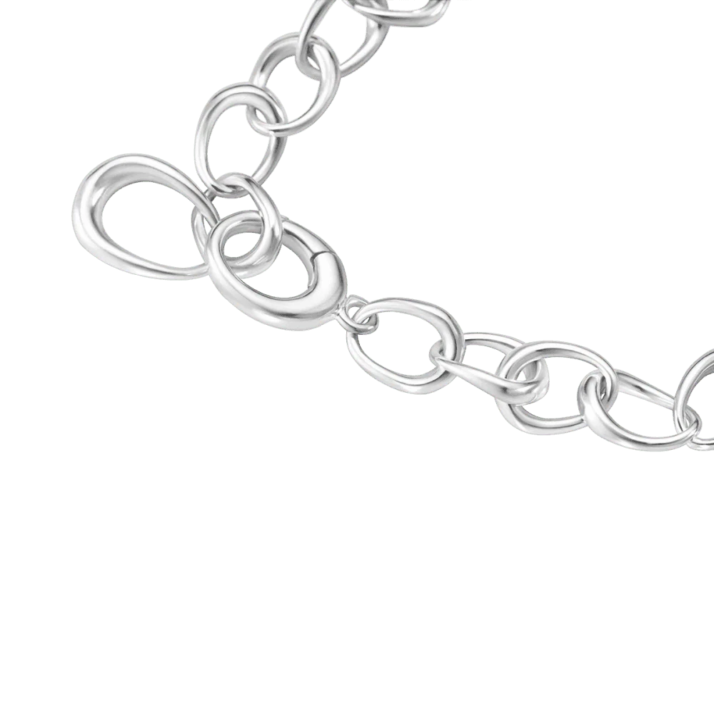 Offspring Silver Link Bracelet - Image 4