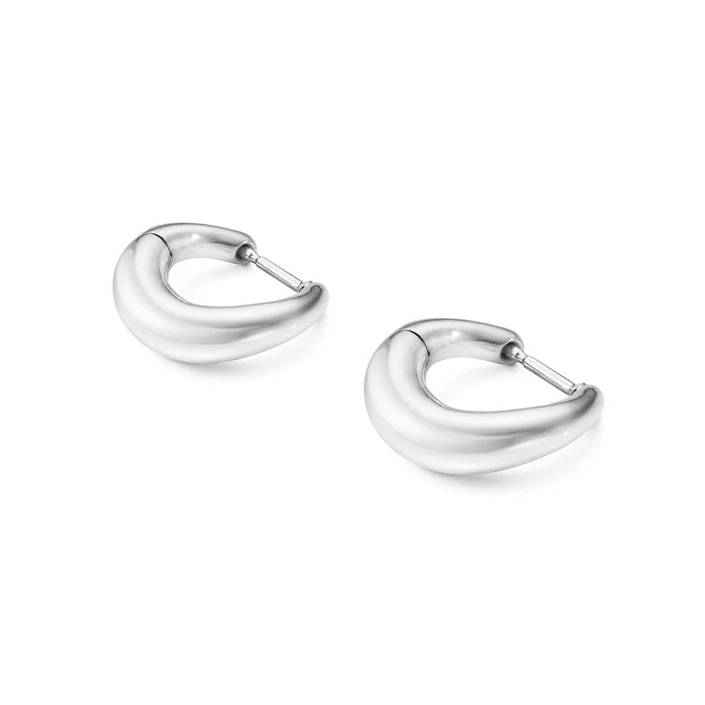 Offspring Small Sterling Silver Earhoops - Image 3
