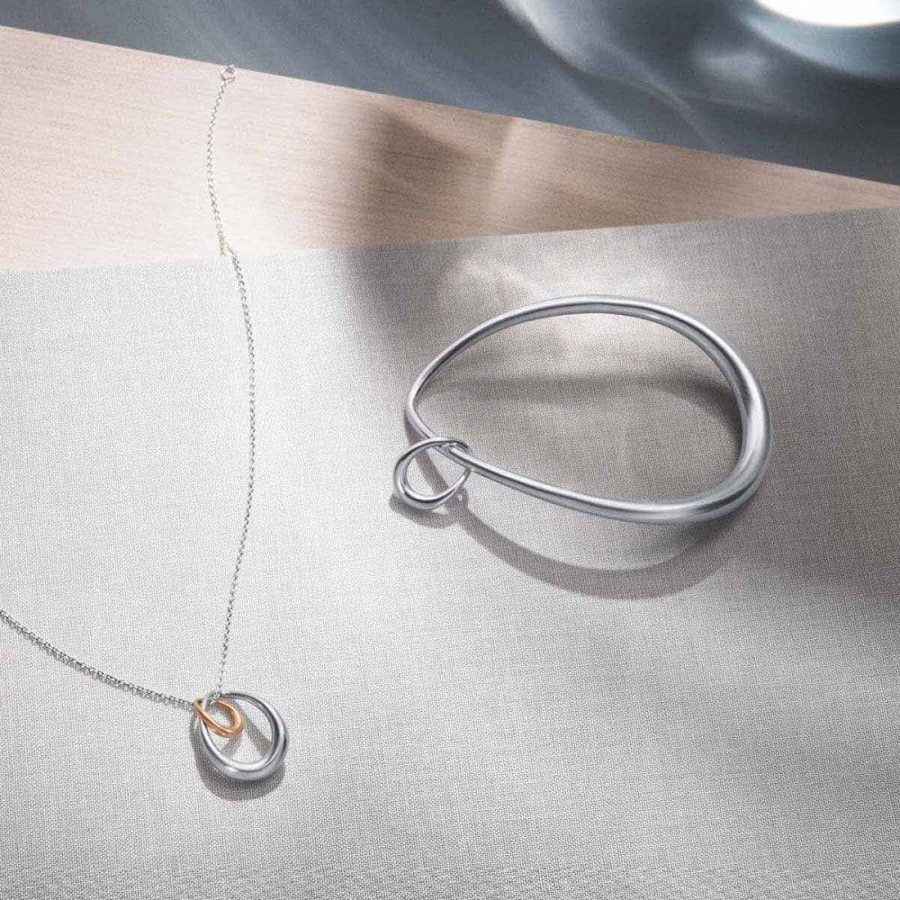 Offspring Sterling Silver & 18ct Rose Gold Pendant - Image 4