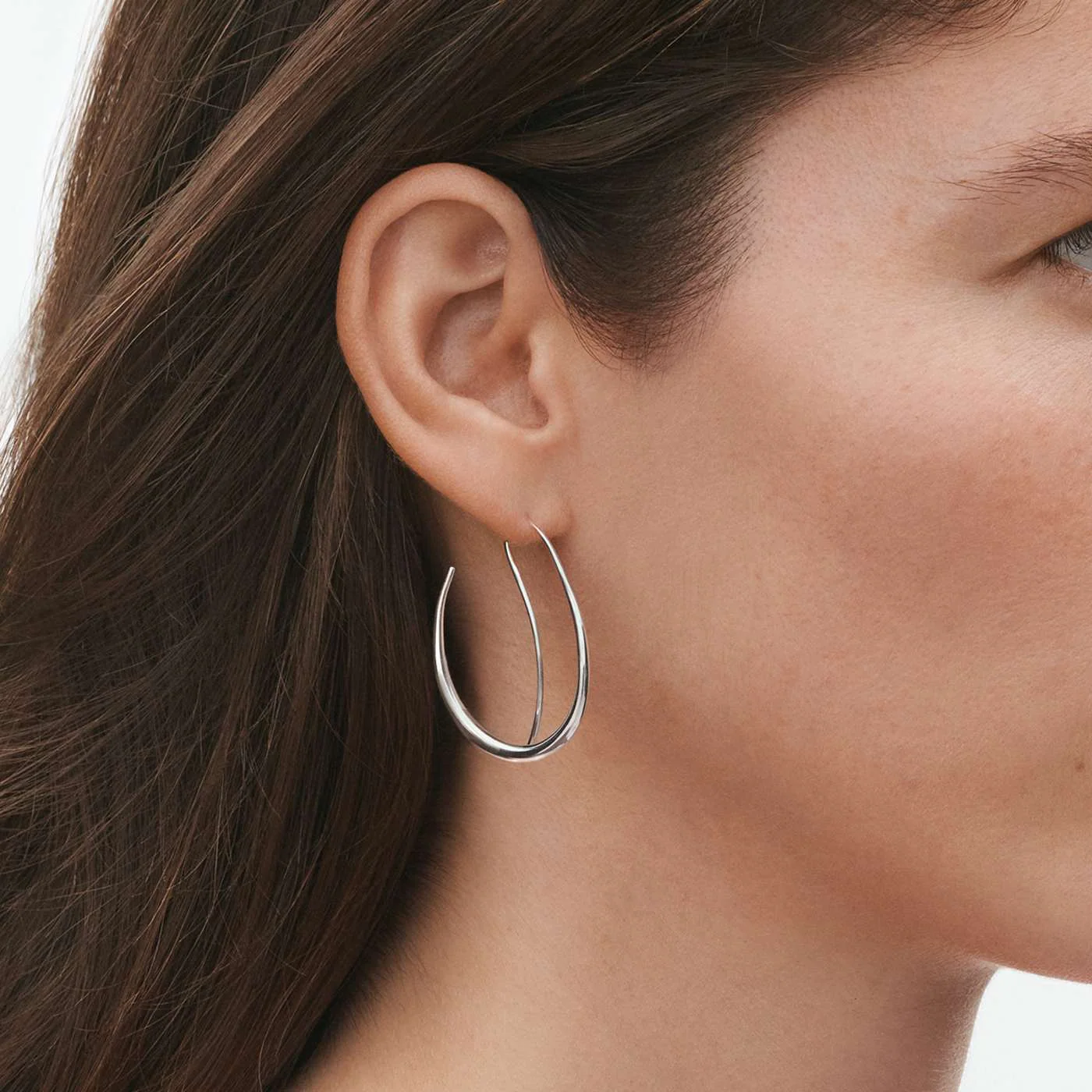 Offspring Sterling Silver Ear Hoops - Image 3