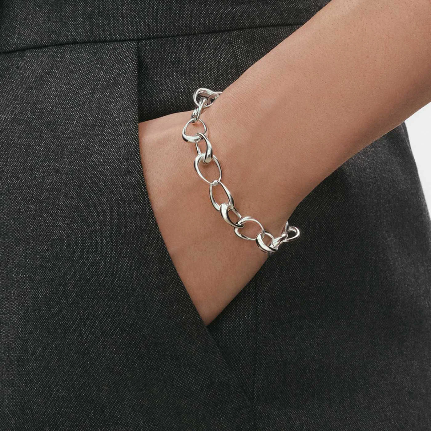 Offspring Sterling Silver Link Bracelet - Image 3