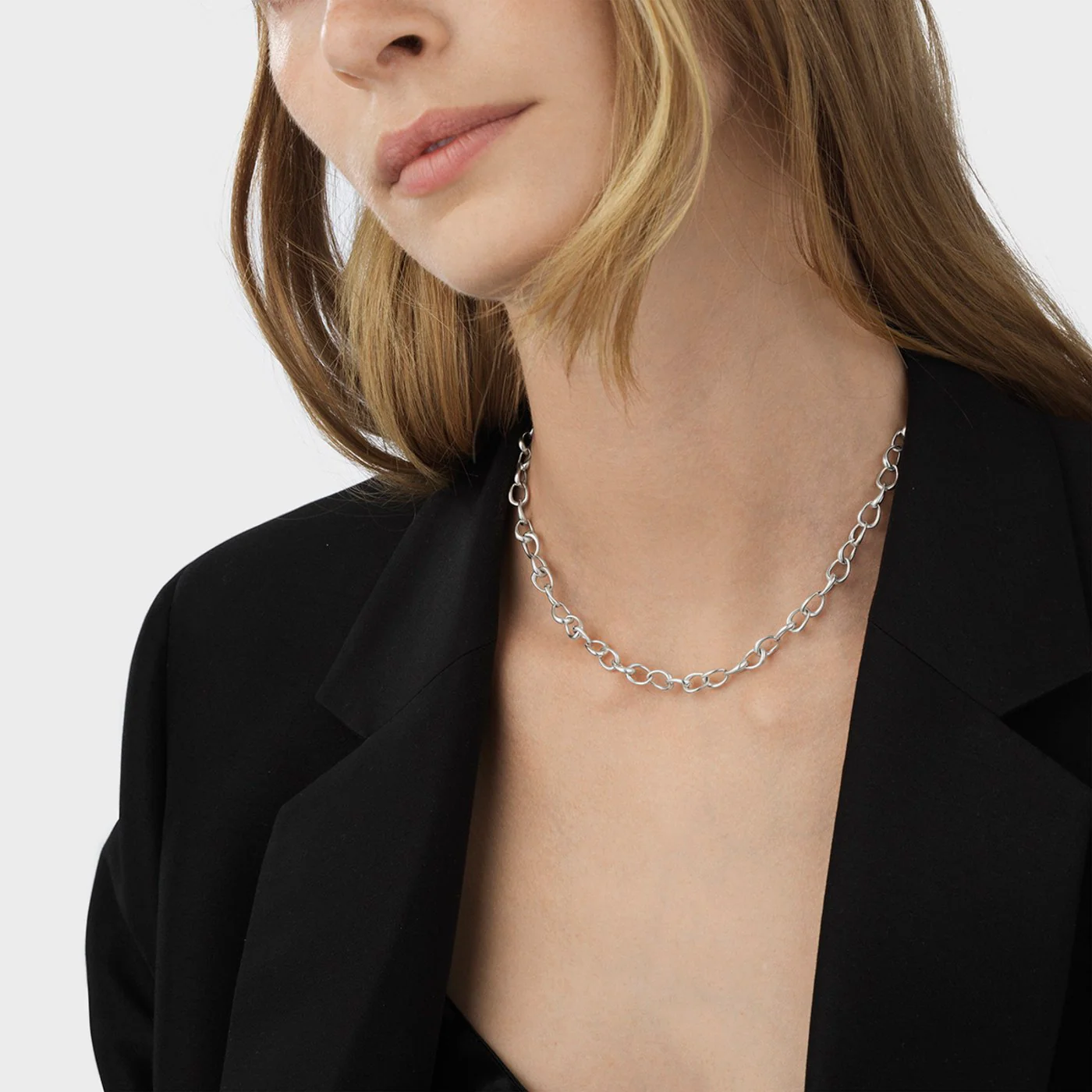 Offspring Sterling Silver Link Necklace - Image 2