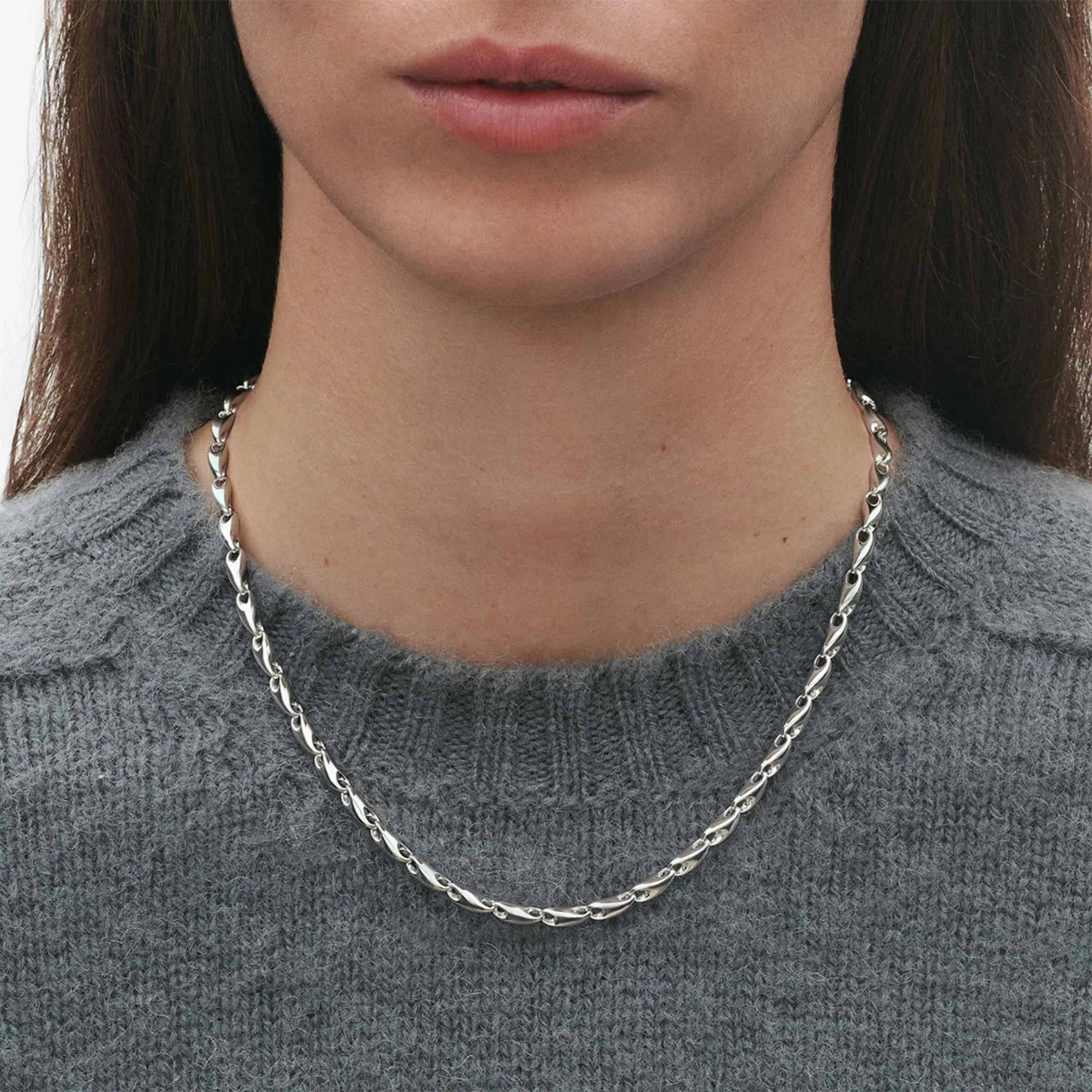 Reflect Link Sterling Silver Necklace - Image 3