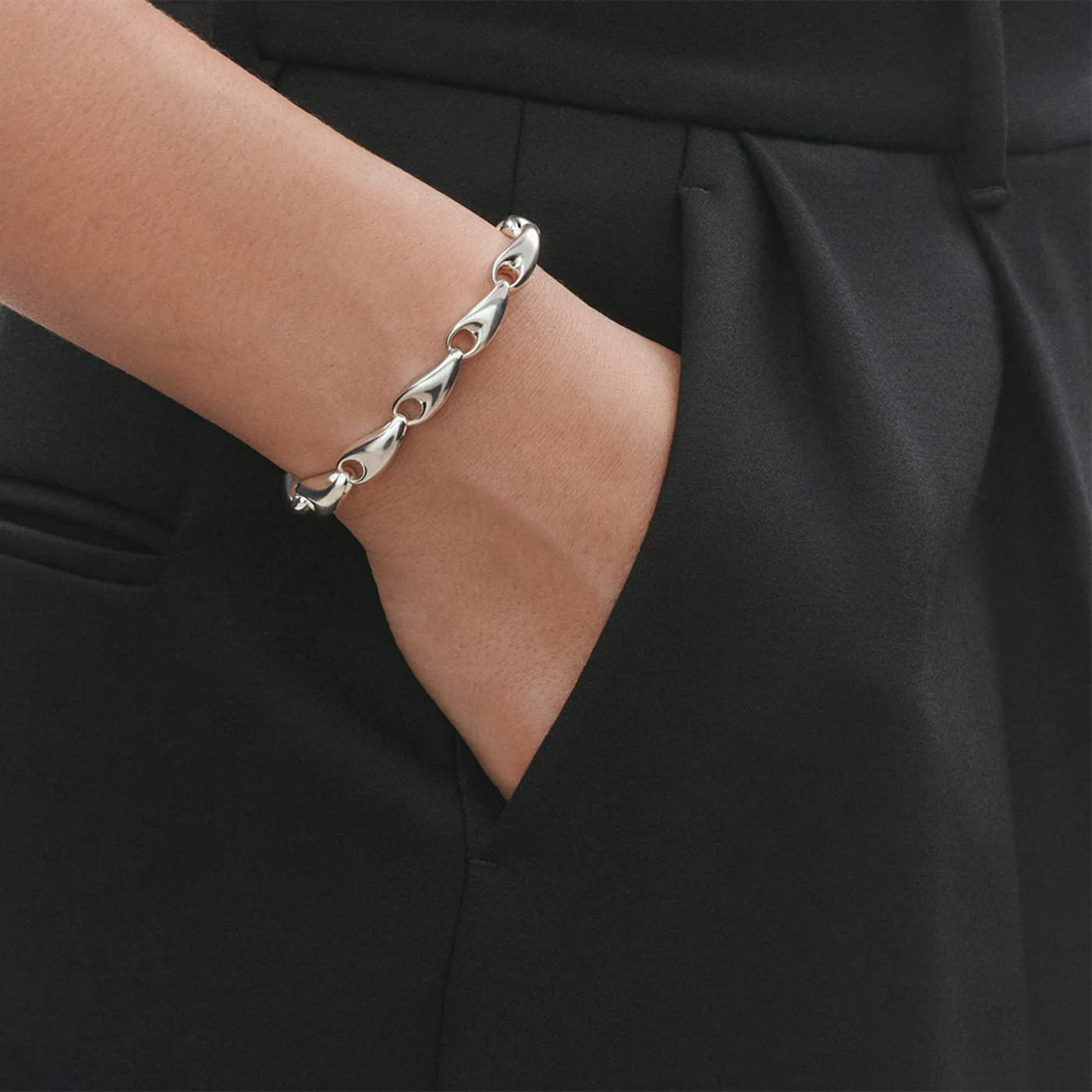 Reflect Silver Bracelet - Image 3